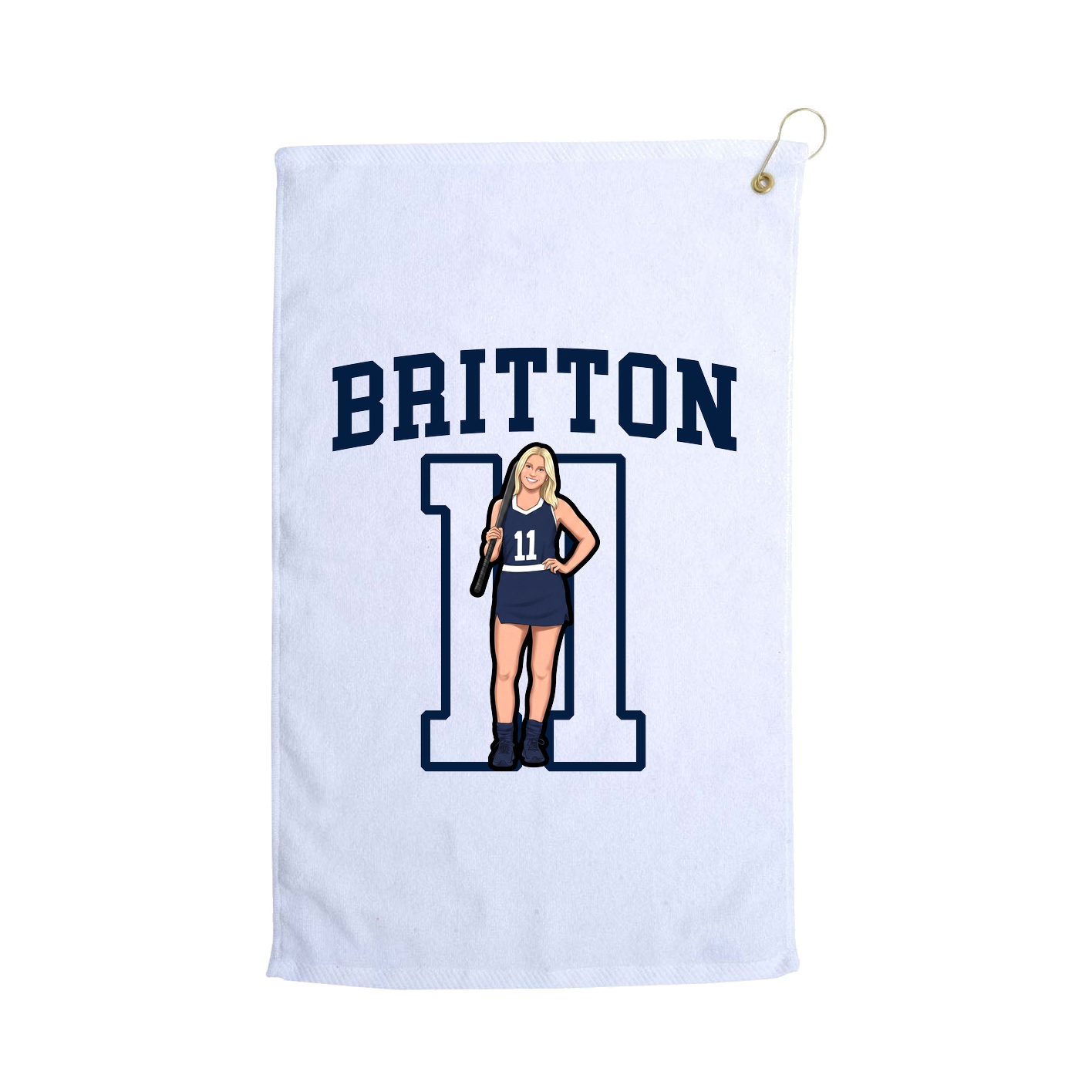 Golf Towel — Shirsey in White