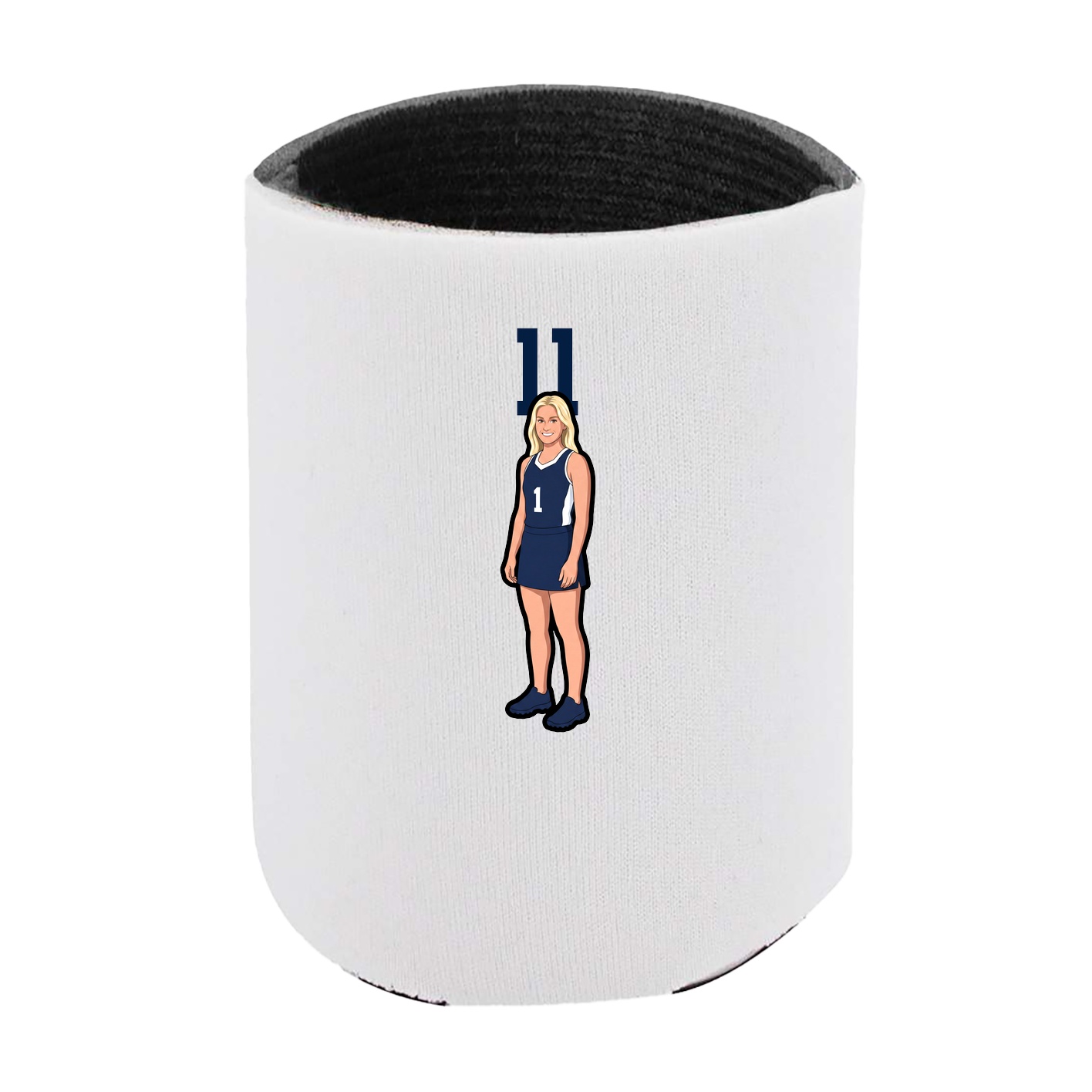 Can Holder — Number Top in White