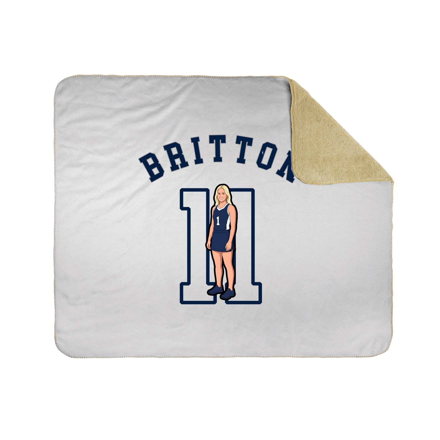 Throw Blanket — Shirsey Arch in White