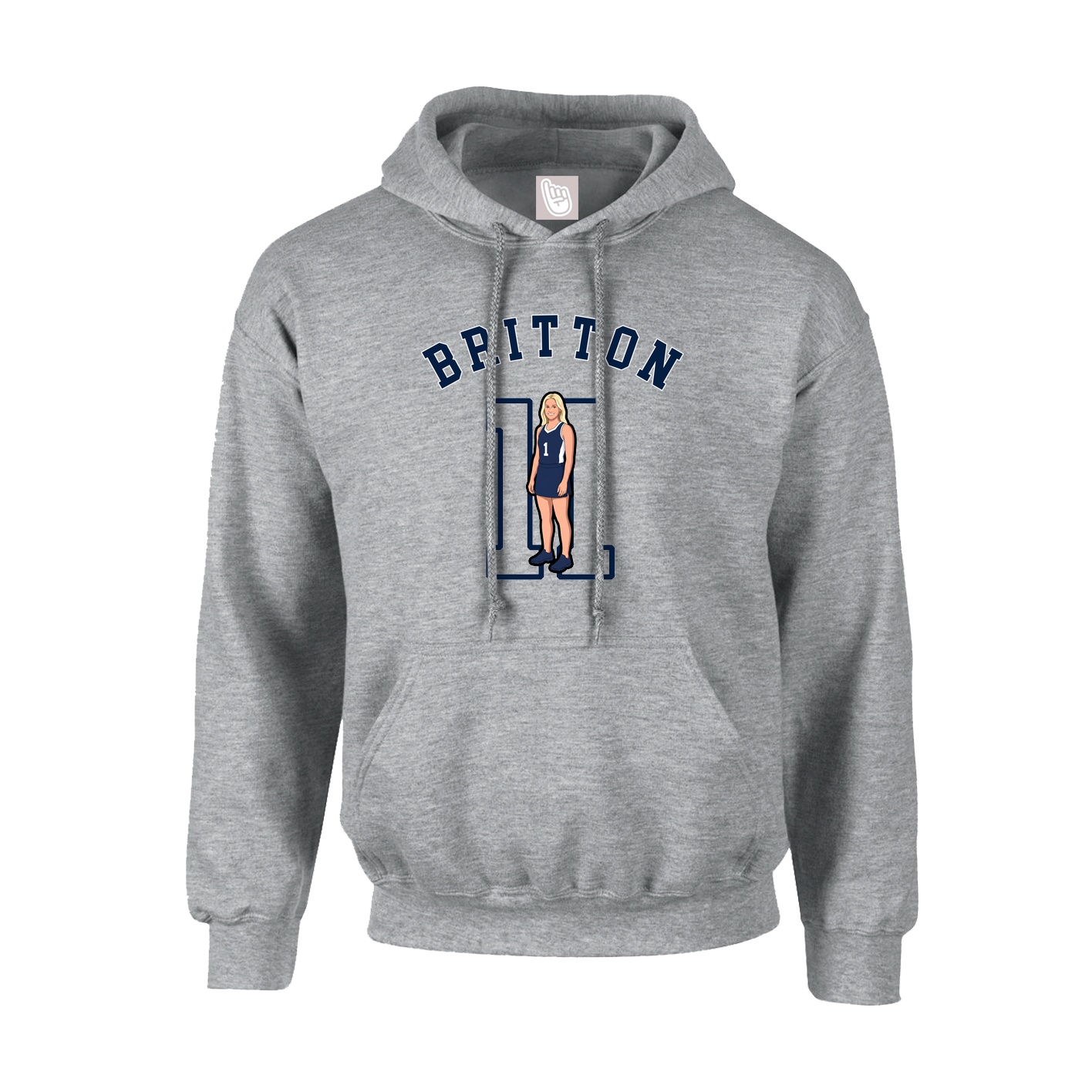 Youth Hoodie — Shirsey Arch in Grey