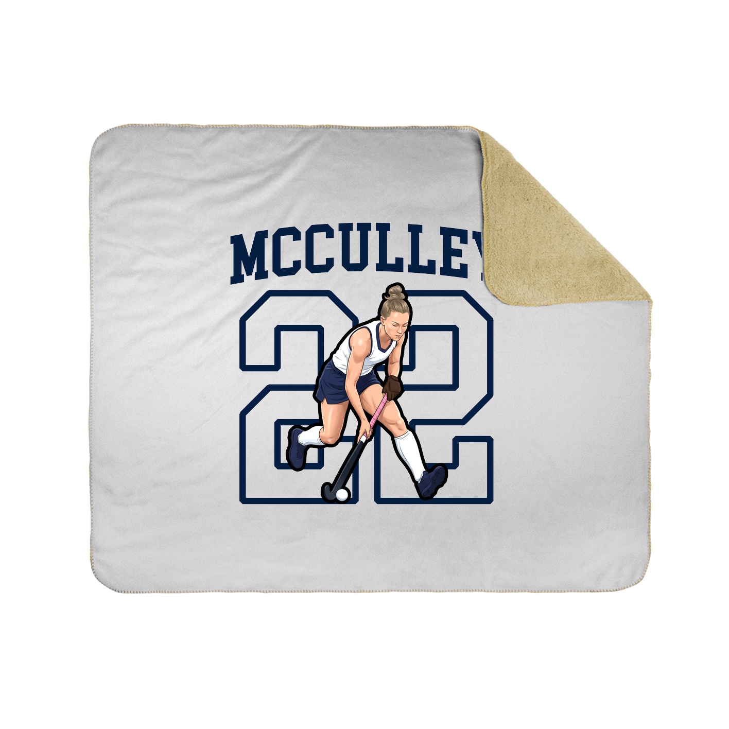 Throw Blanket — Shirsey in White