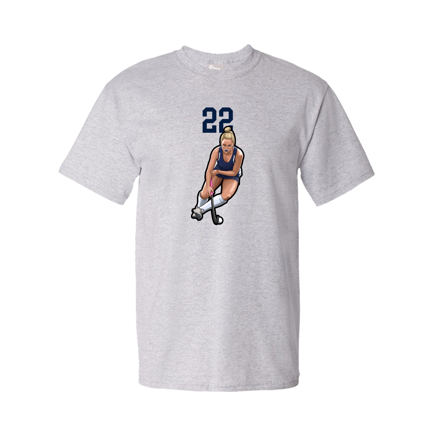 Tee — Number Top in Grey