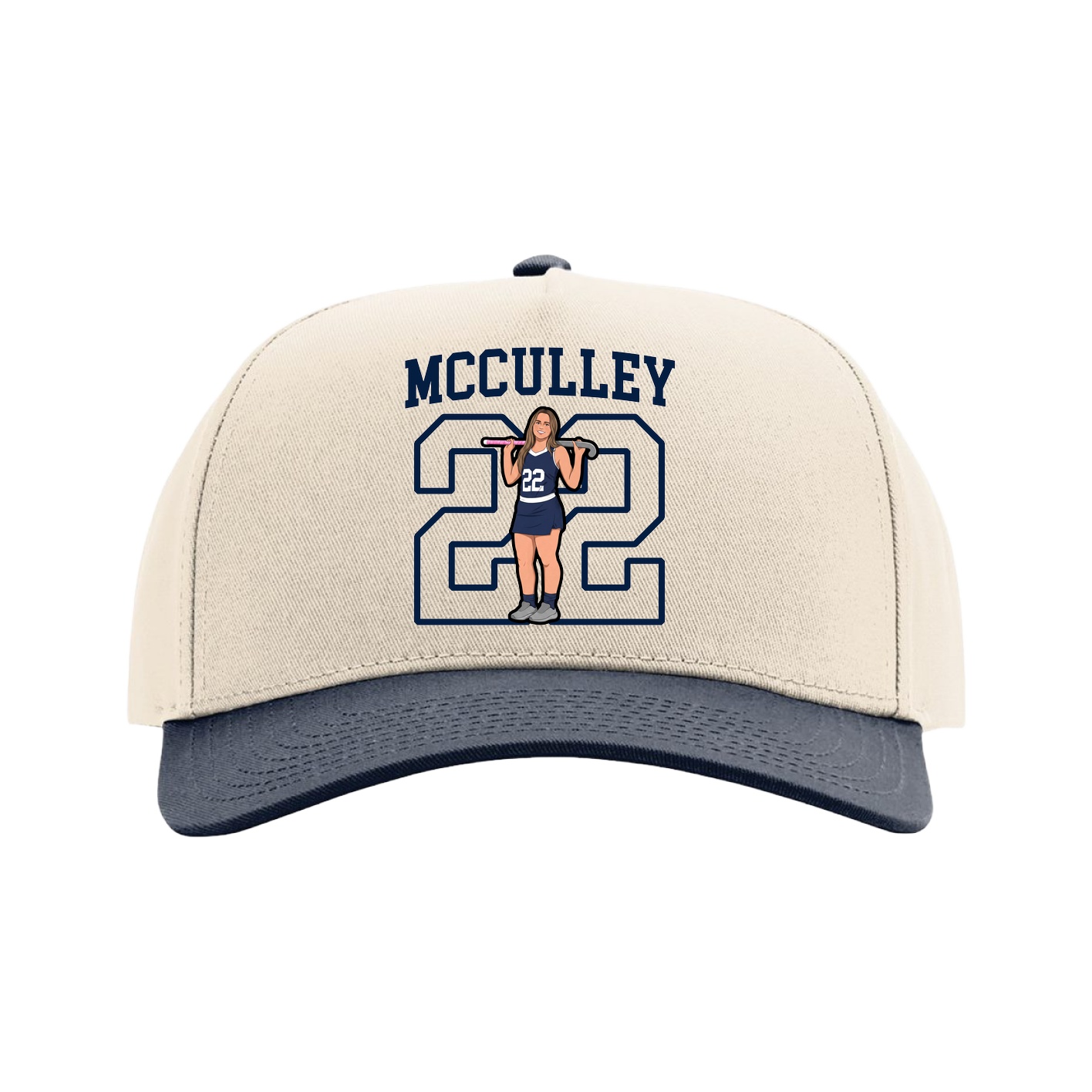Full Fabric Five-Panel Champ Cap