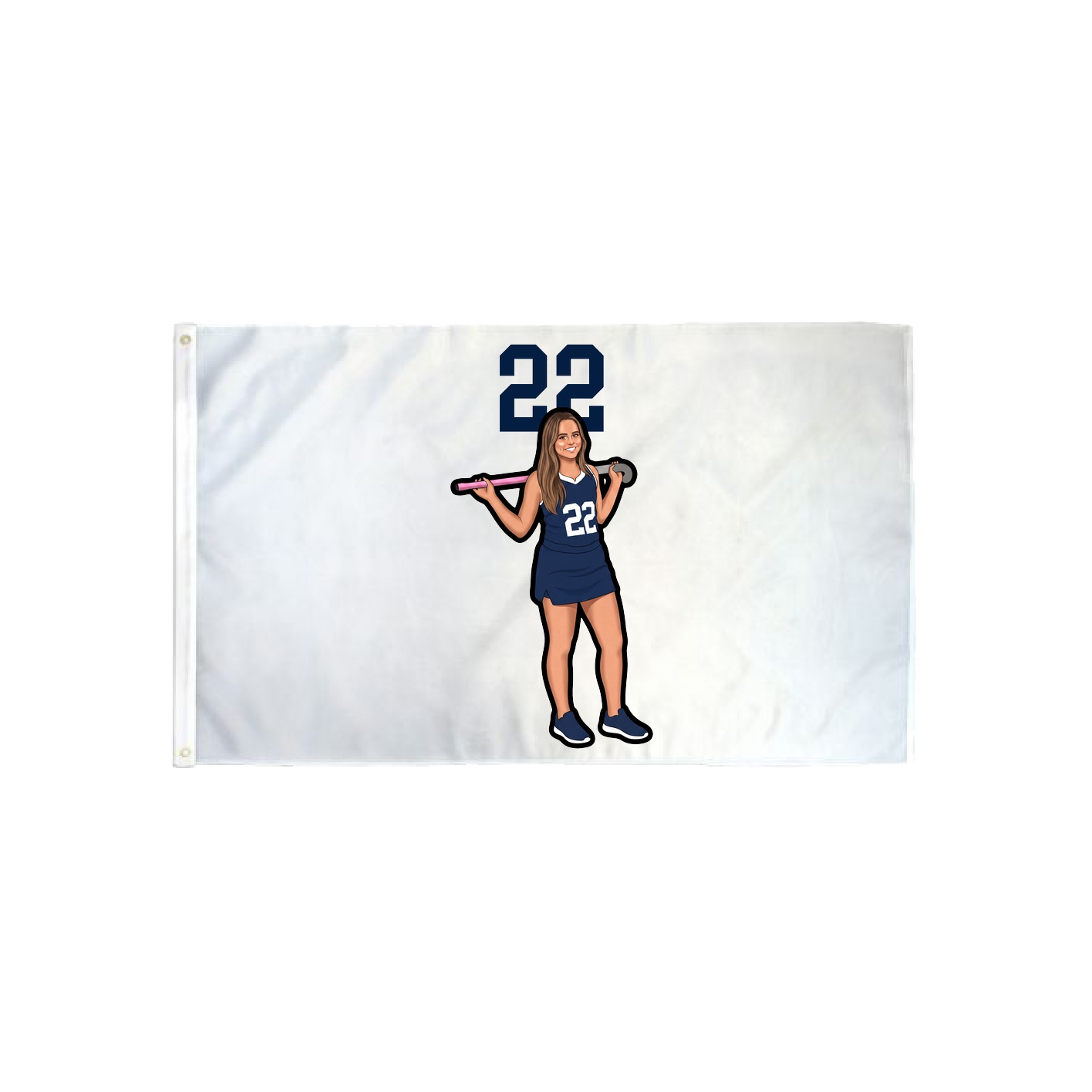 3x5 Flag — Number Top in Classic