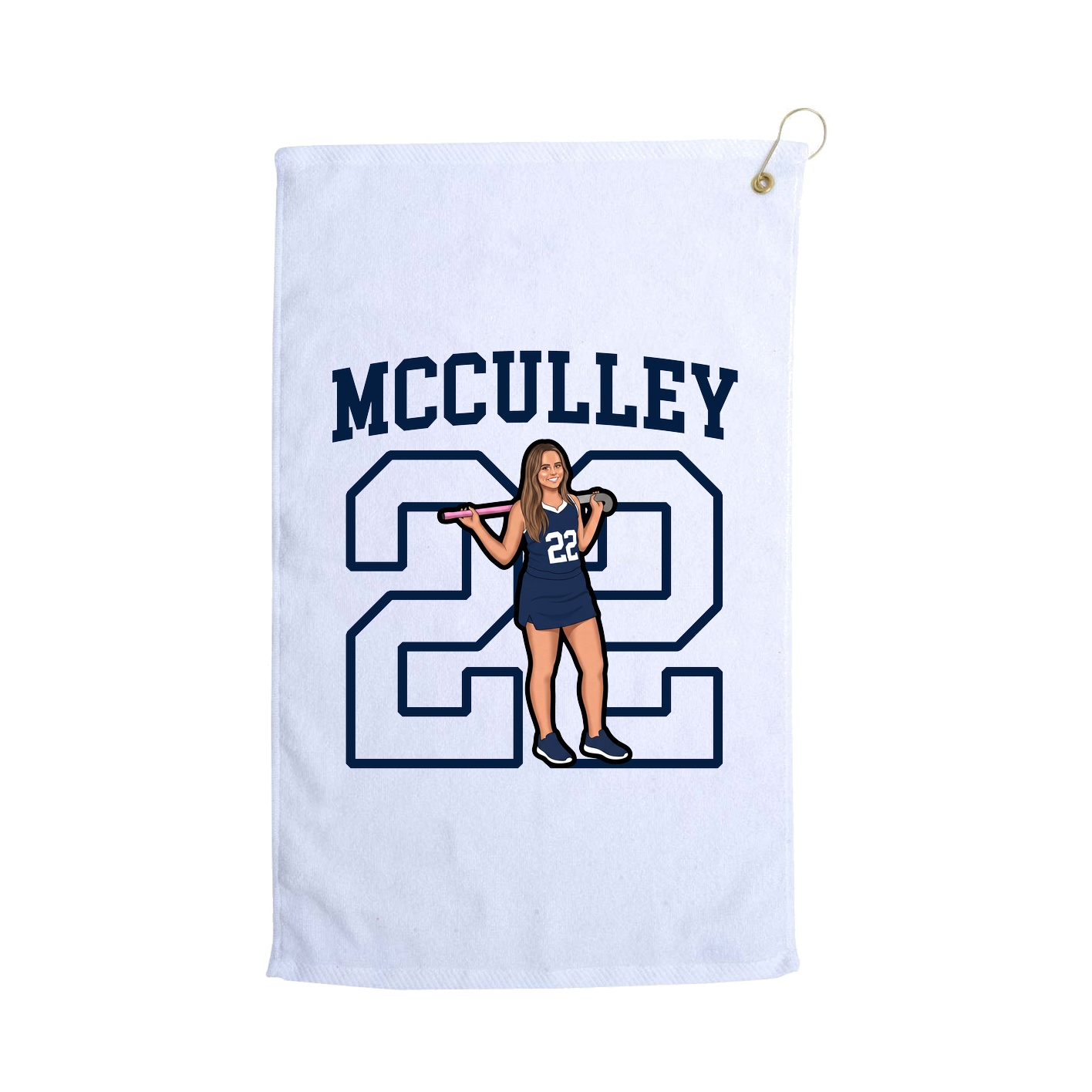 Golf Towel — Shirsey in White