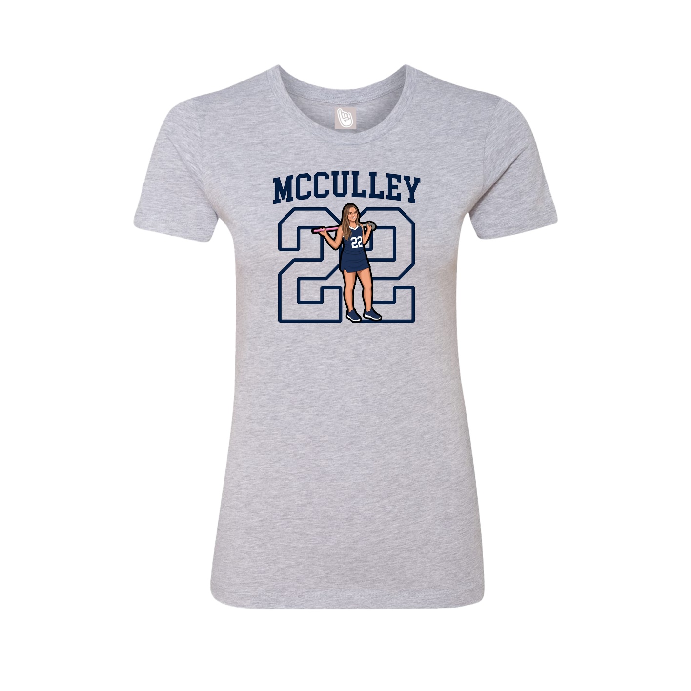Fitted Women's Tee — Shirsey in Grey