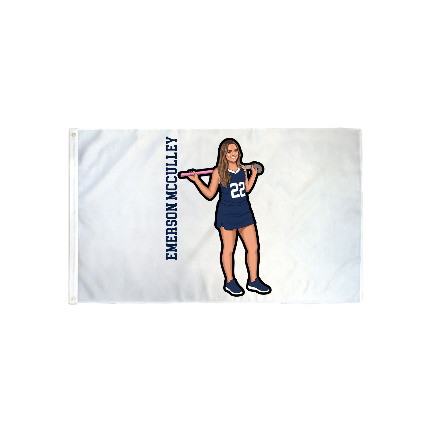 3x5 Flag — Name Vertical in Classic