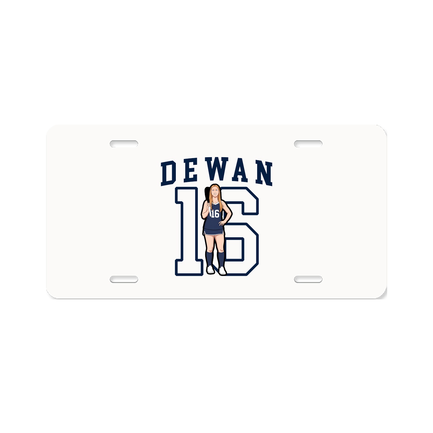 License Plate — Shirsey in Classic
