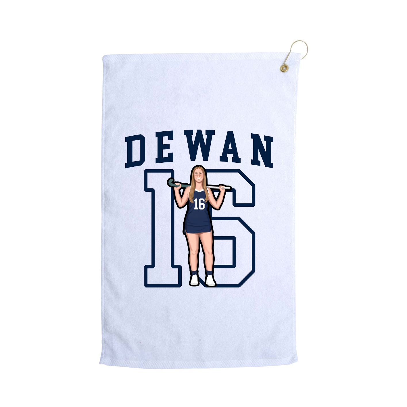 Golf Towel — Shirsey in White