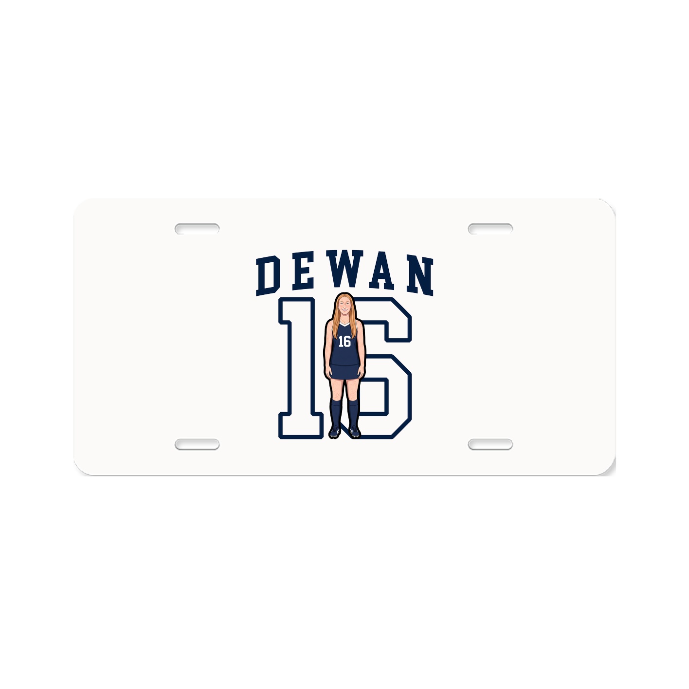 License Plate — Shirsey in Classic