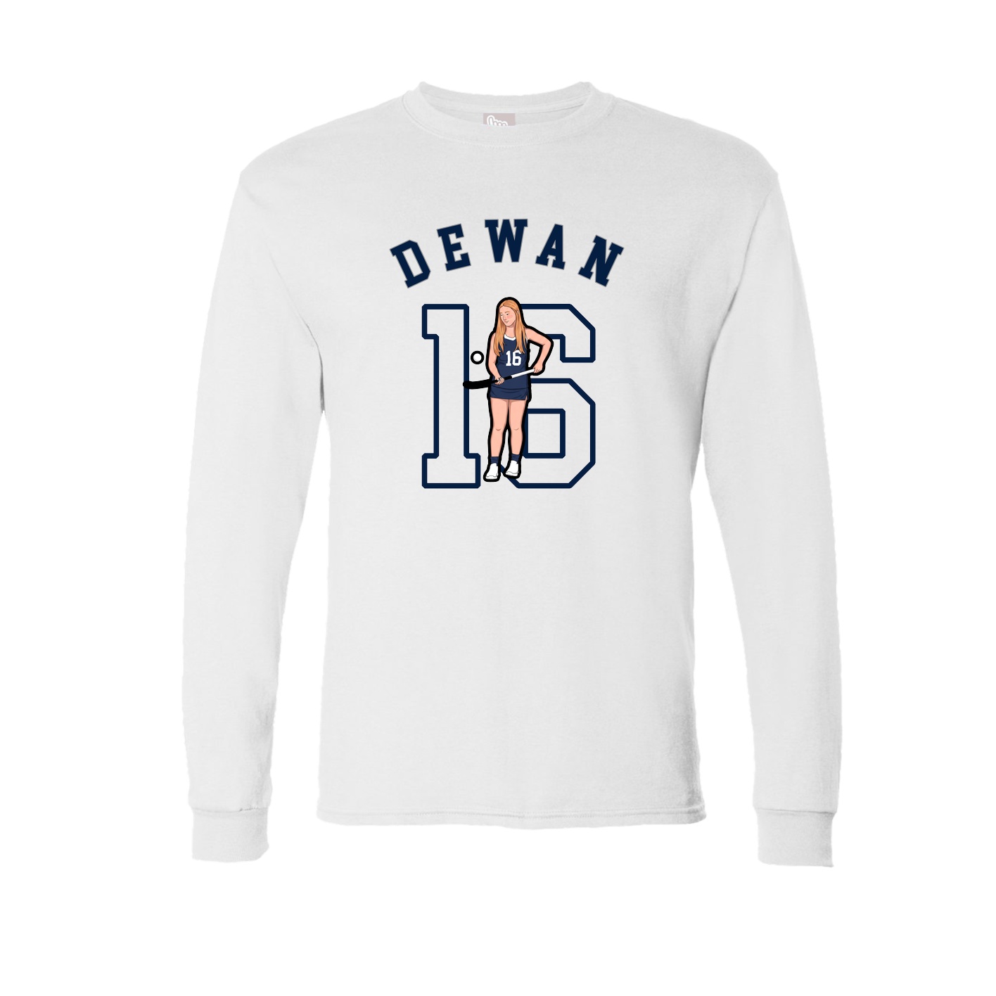 Long Sleeve Tee — Shirsey Arch in White