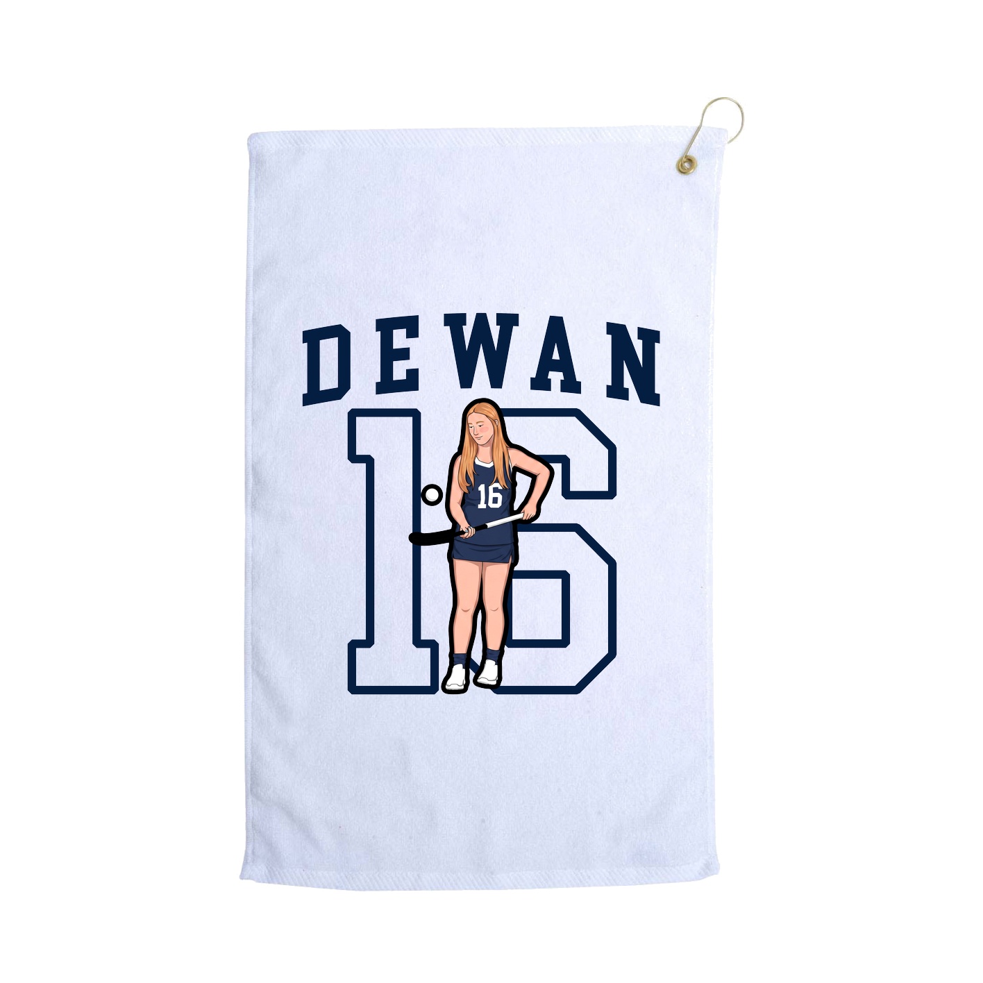 Golf Towel — Shirsey in White
