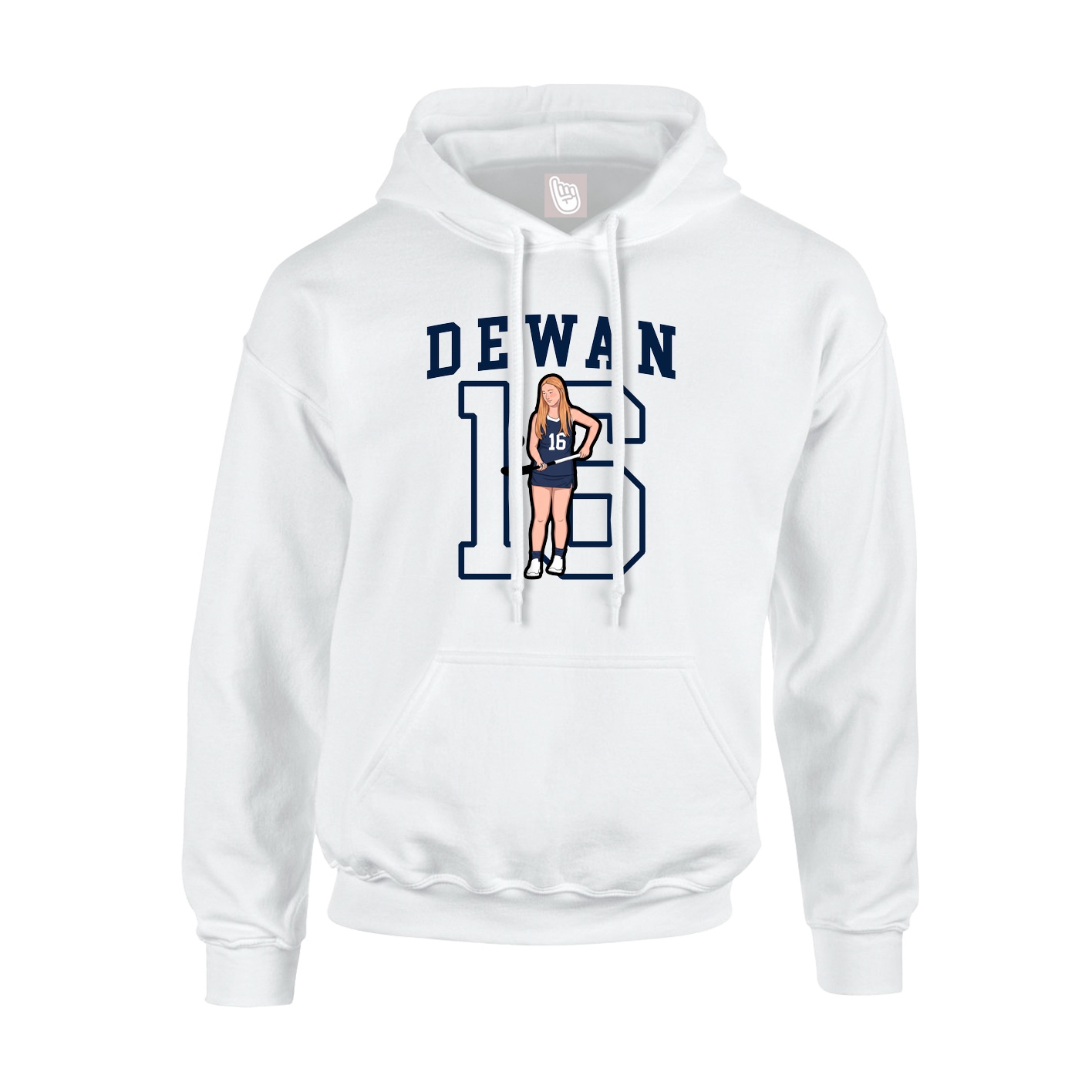 Hoodie — Shirsey in White