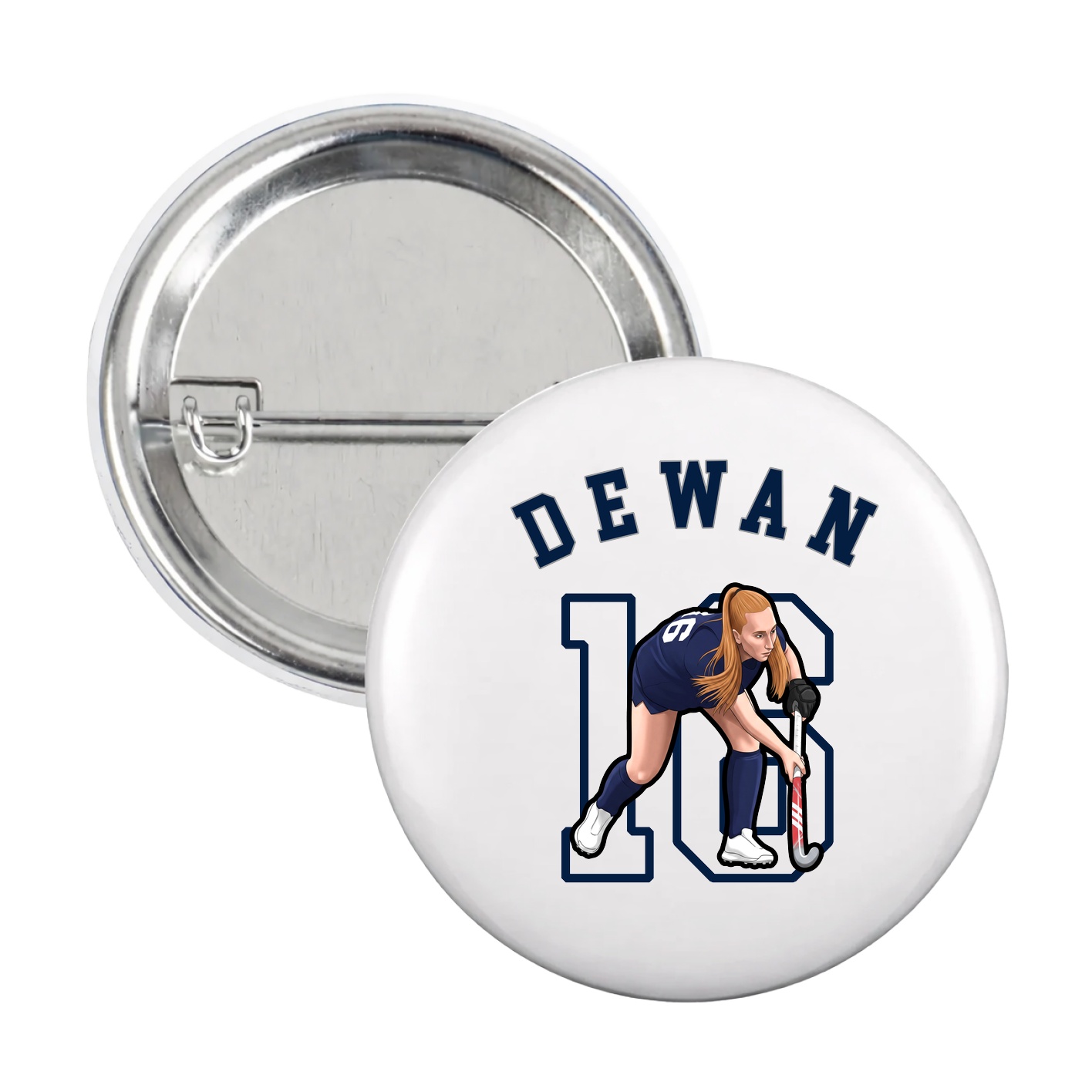 Game Day Button — Shirsey Arch in White