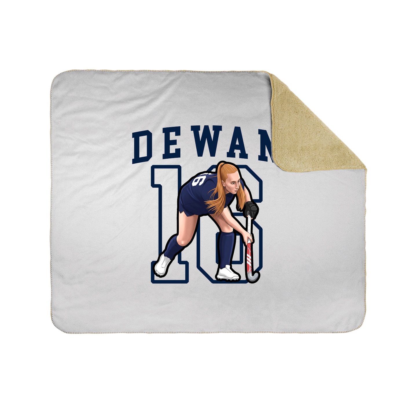 Throw Blanket — Shirsey in White