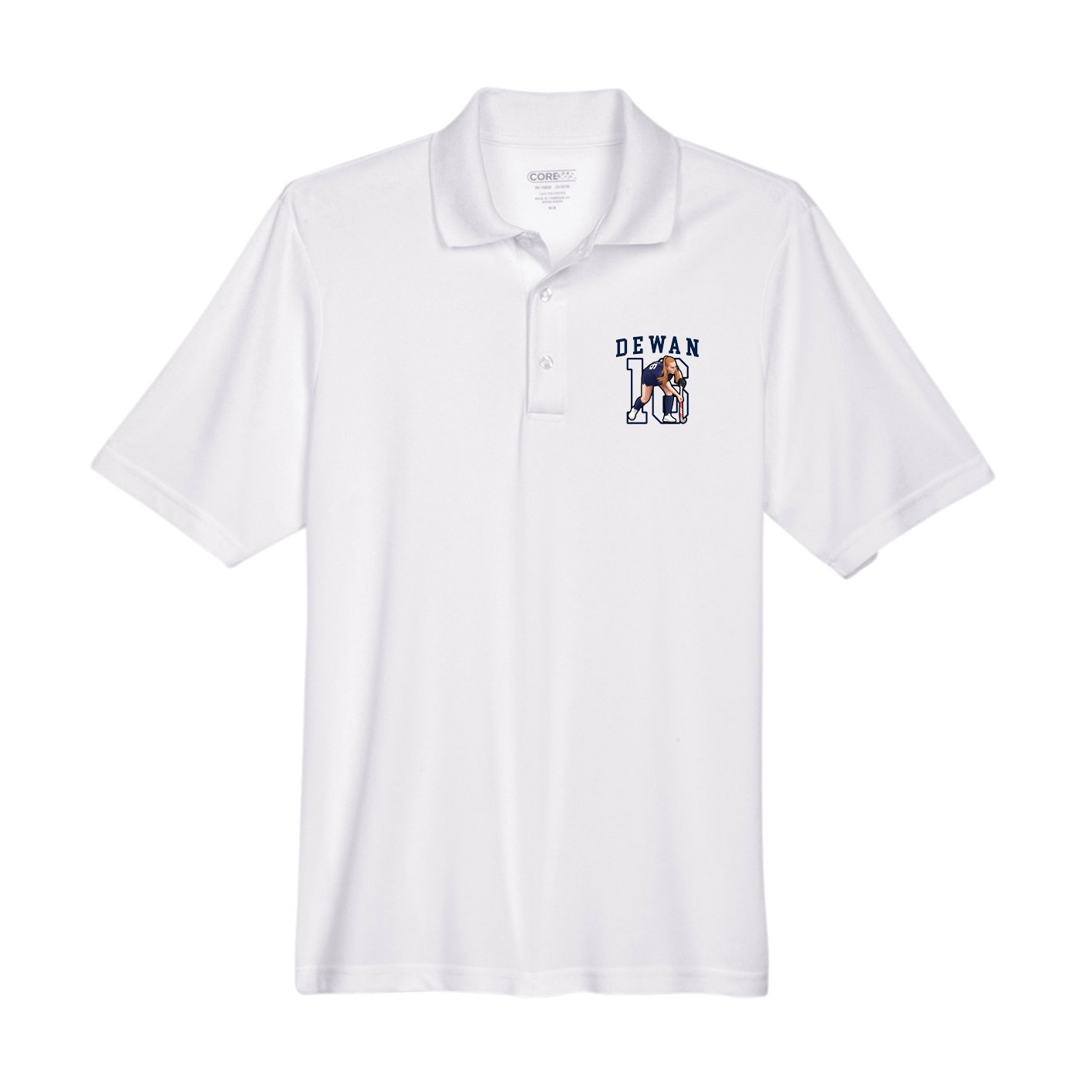 Performance Polo — Shirsey in White
