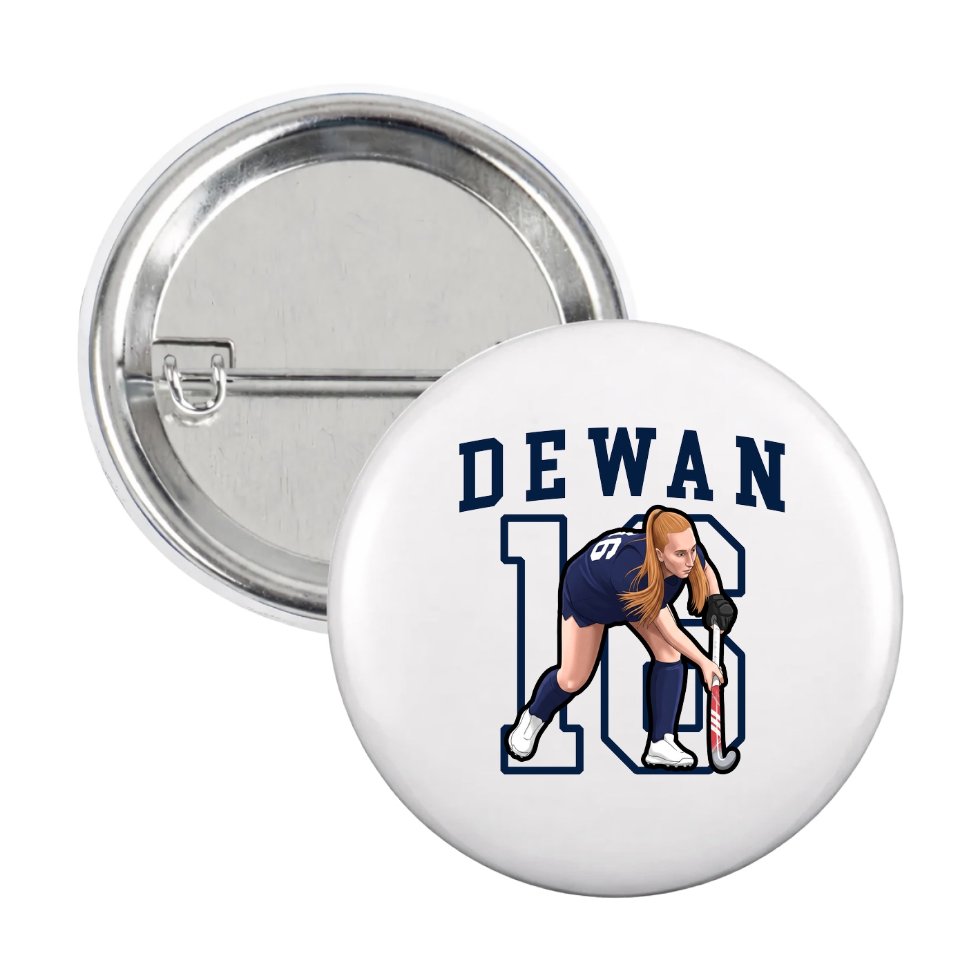 Game Day Button — Shirsey in White