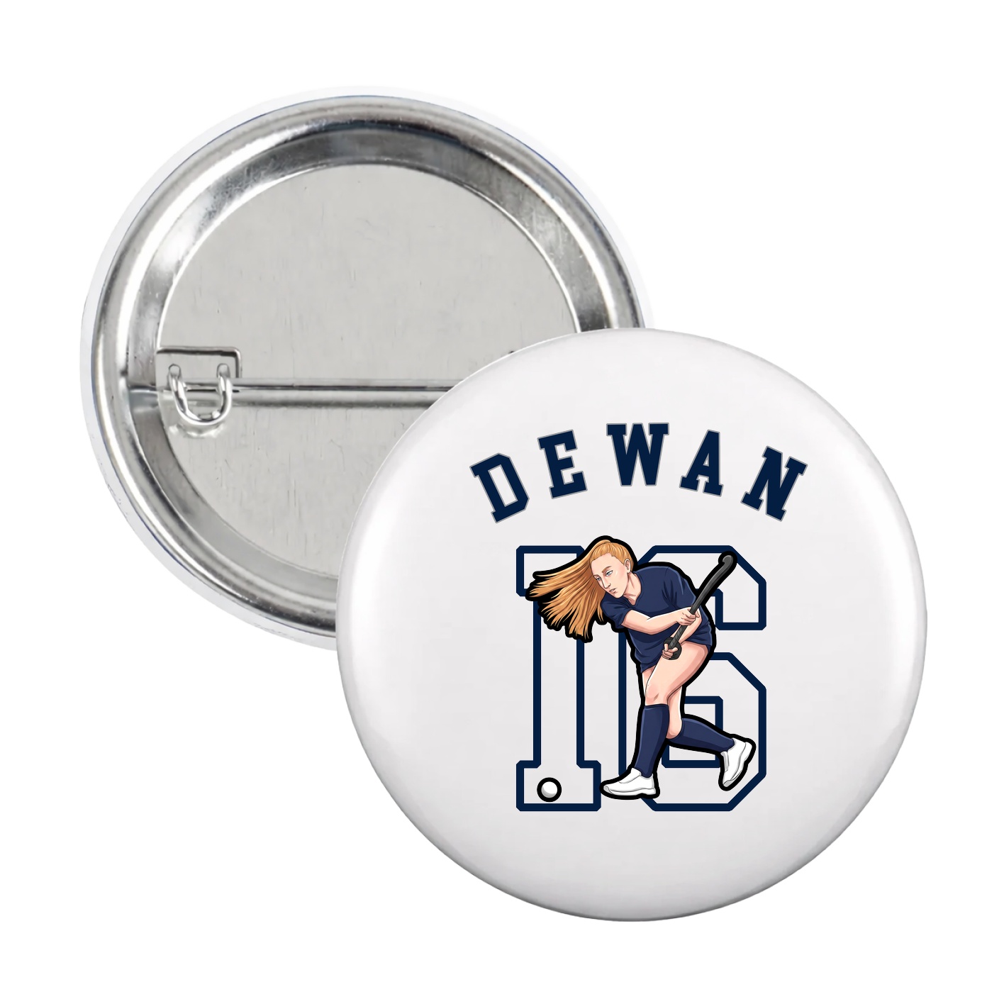 Game Day Button — Shirsey Arch in White