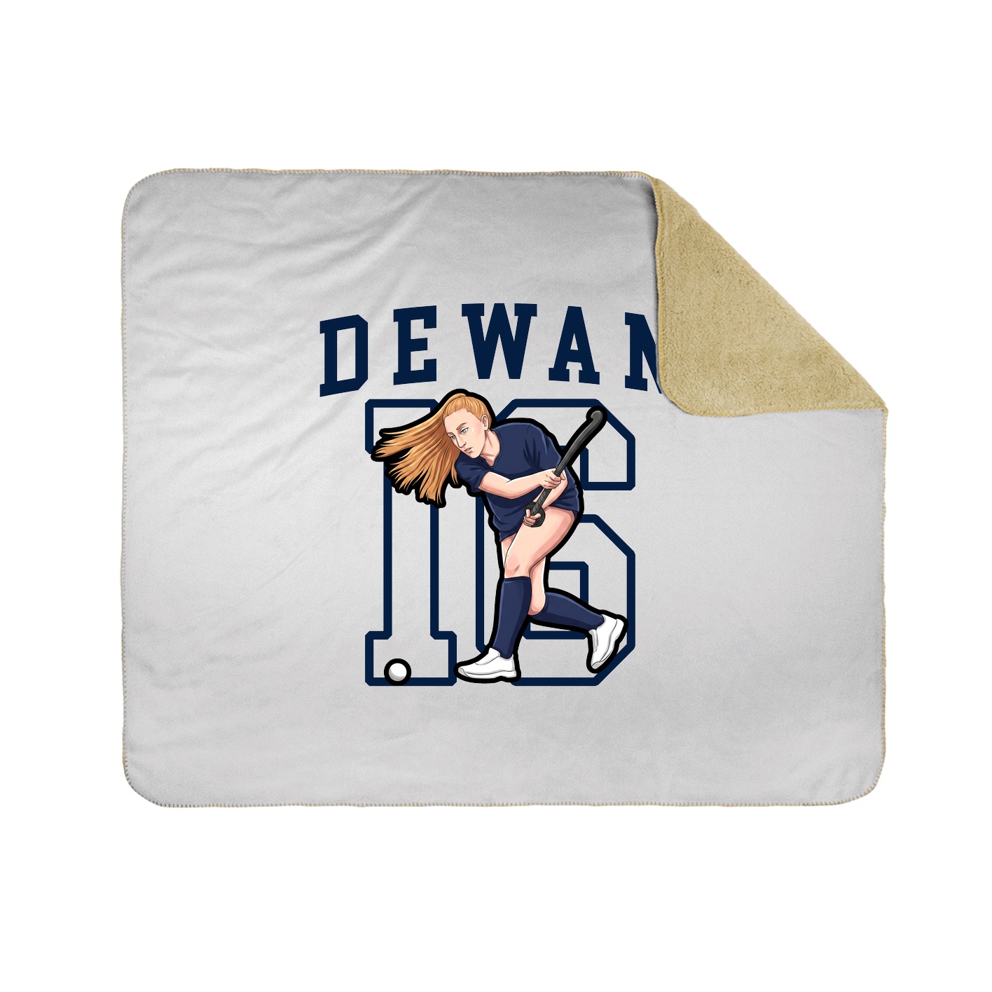 Throw Blanket — Shirsey in White