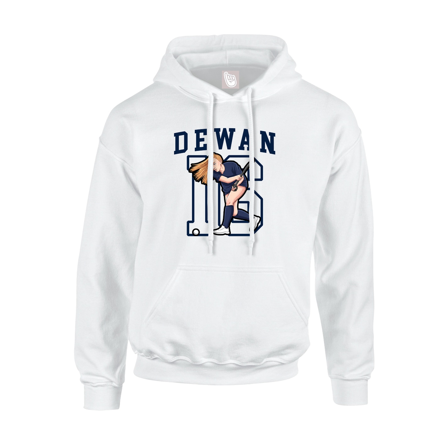 Hoodie — Shirsey in White