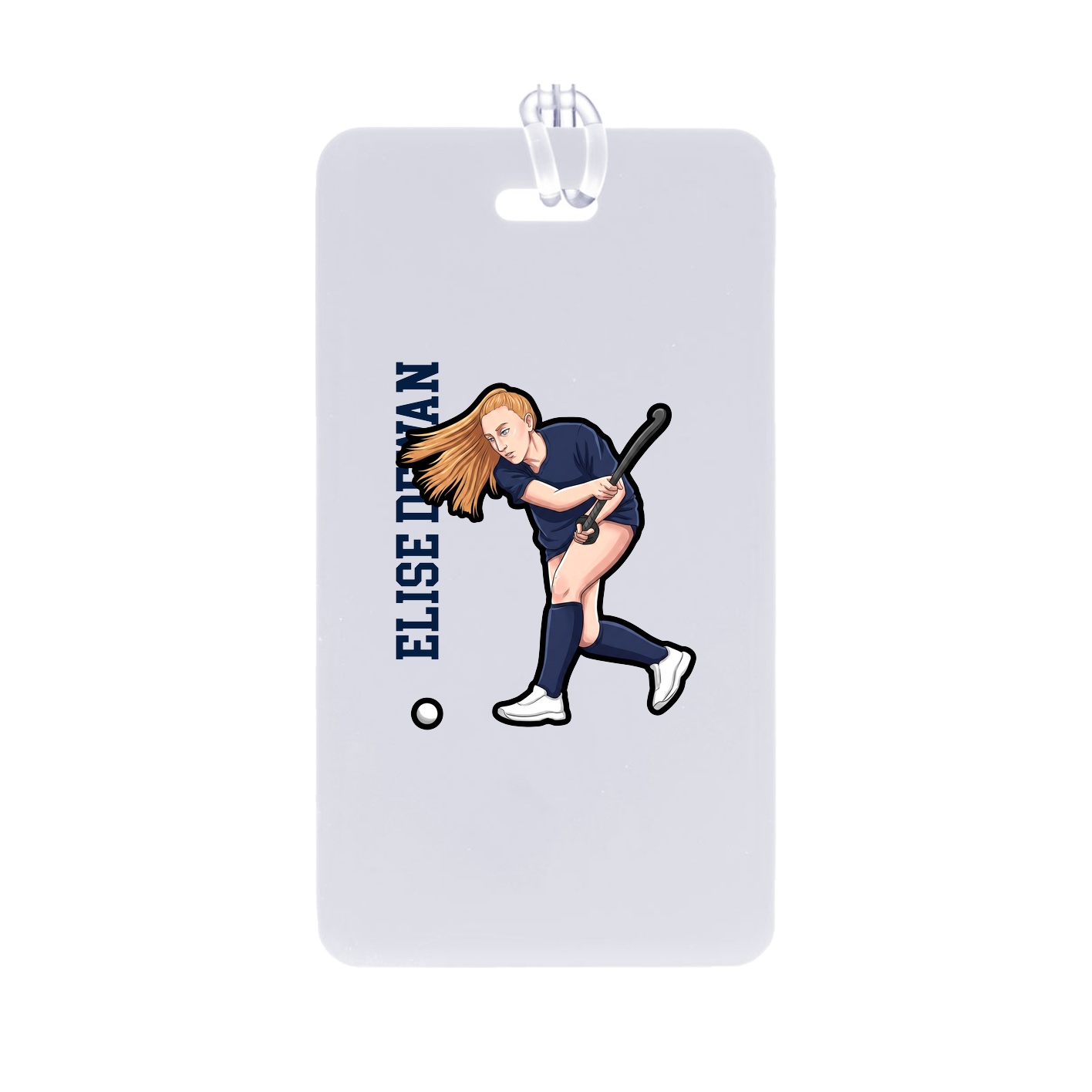 Bag Tag — Name Vertical in Classic