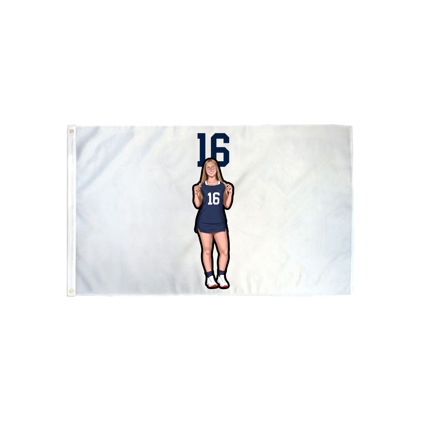 3x5 Flag — Number Top in Classic
