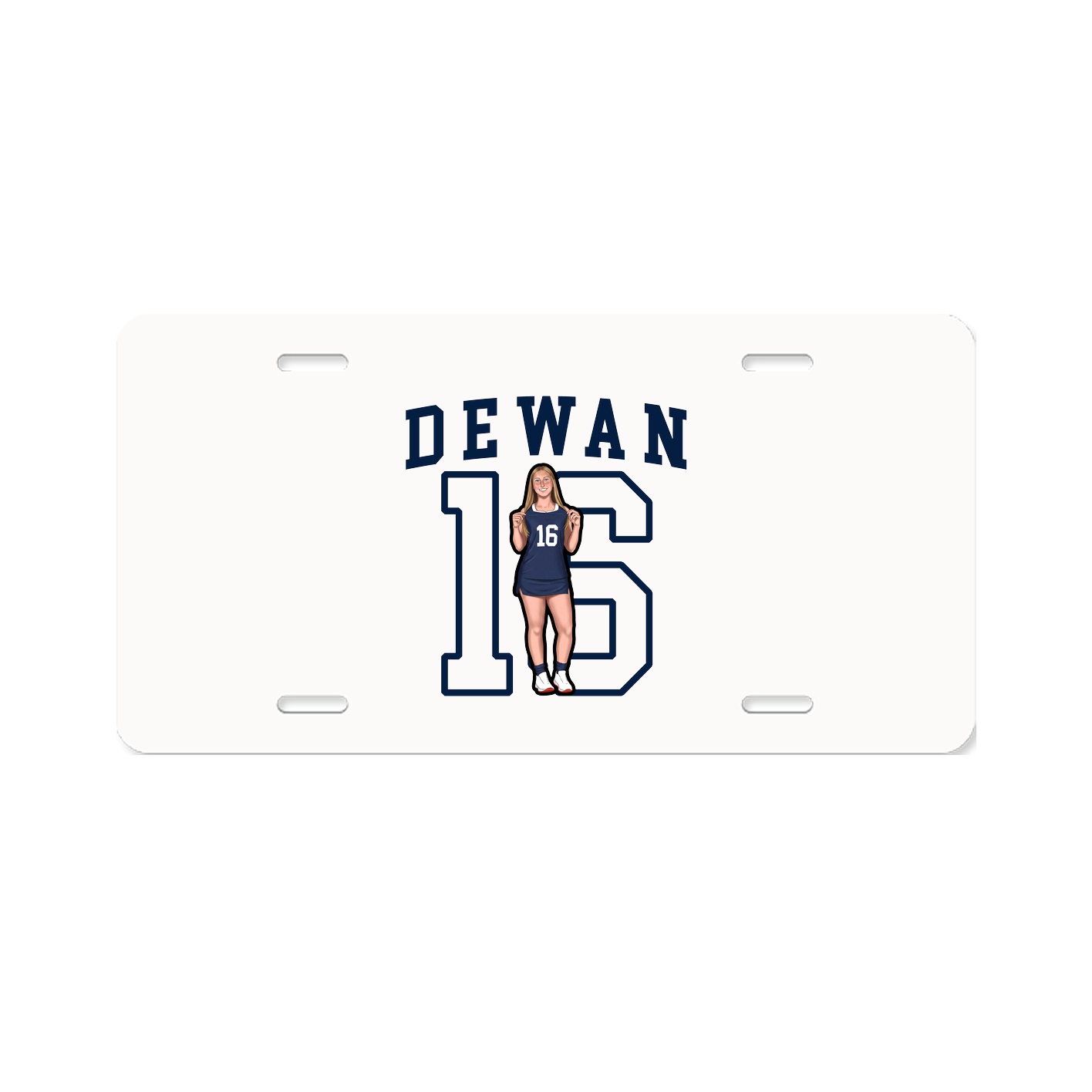 License Plate — Shirsey in Classic