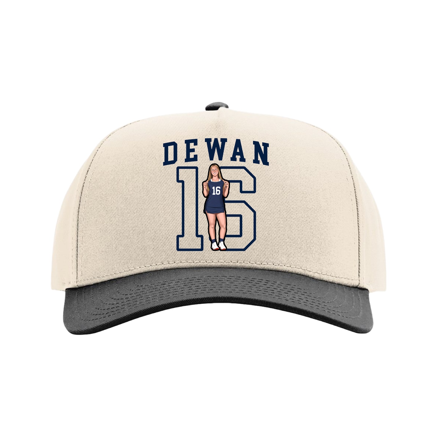 Full Fabric Five-Panel Champ Cap