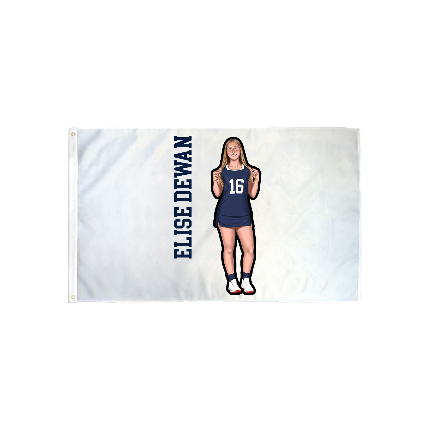 3x5 Flag — Name Vertical in Classic