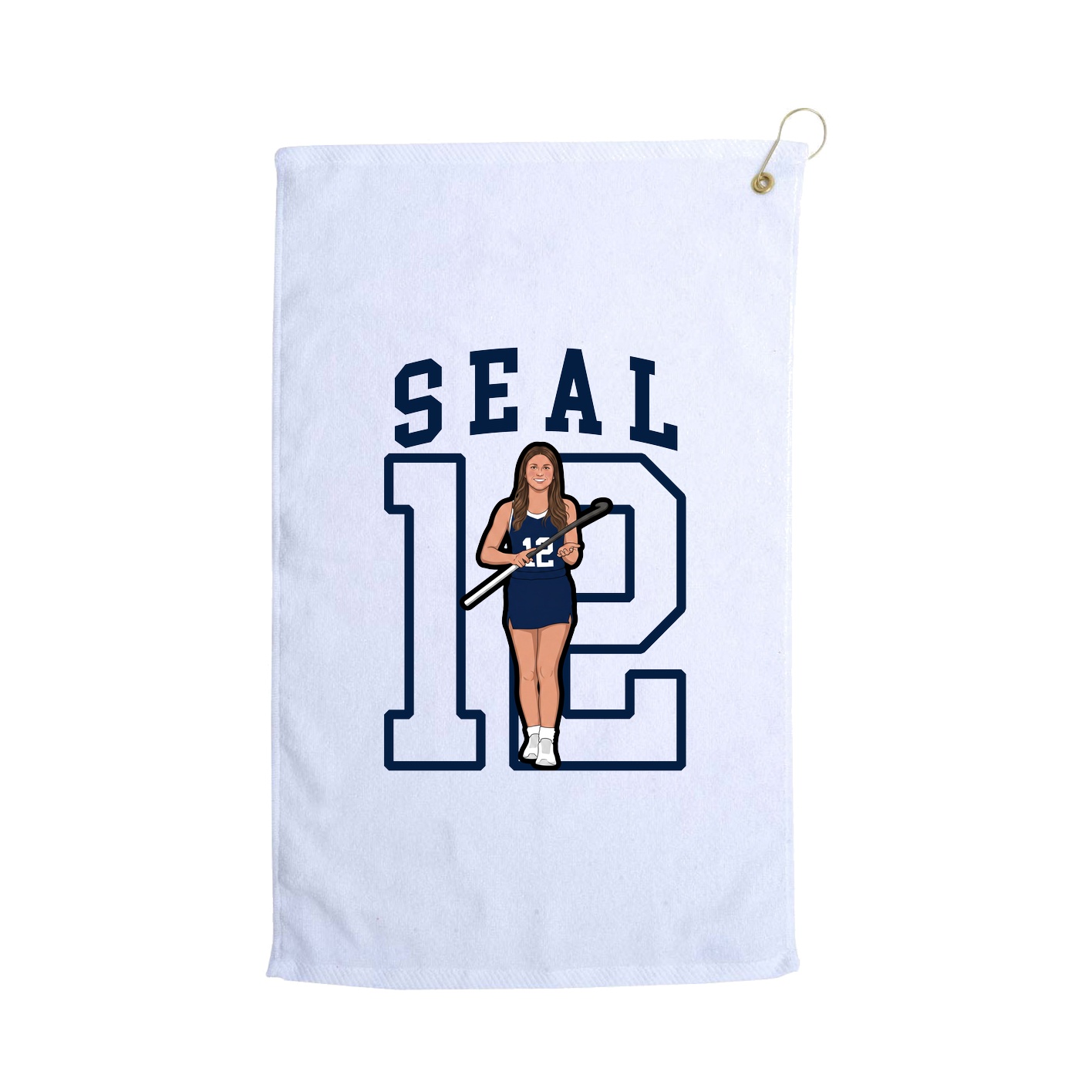 Golf Towel — Shirsey in White