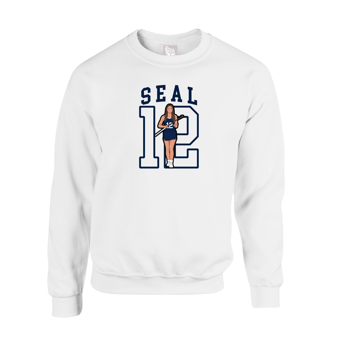 Fleece Crew — Shirsey in White