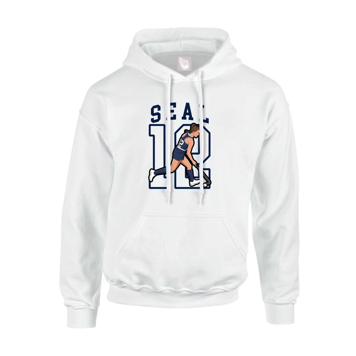 Hoodie — Shirsey in White