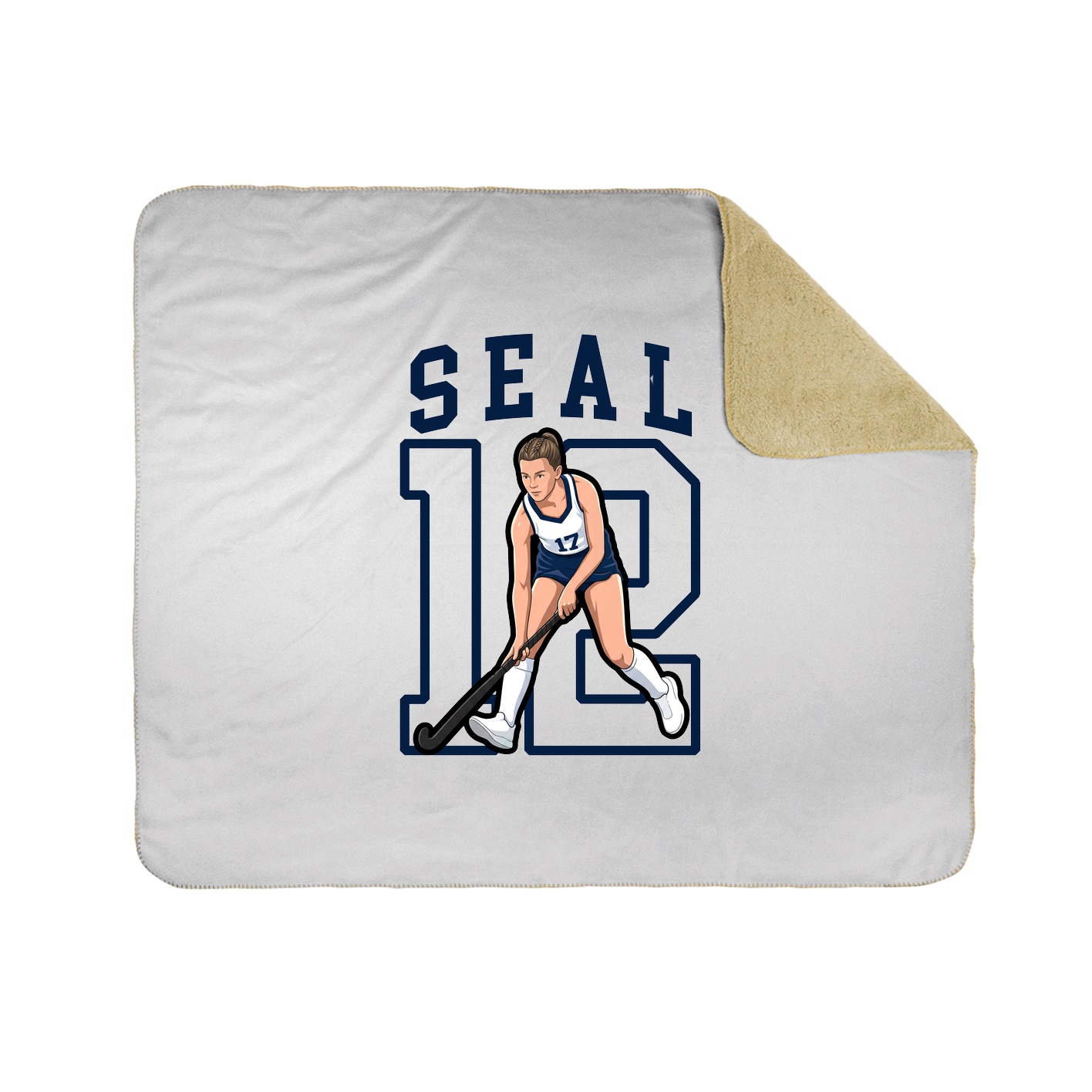 Throw Blanket — Shirsey in White