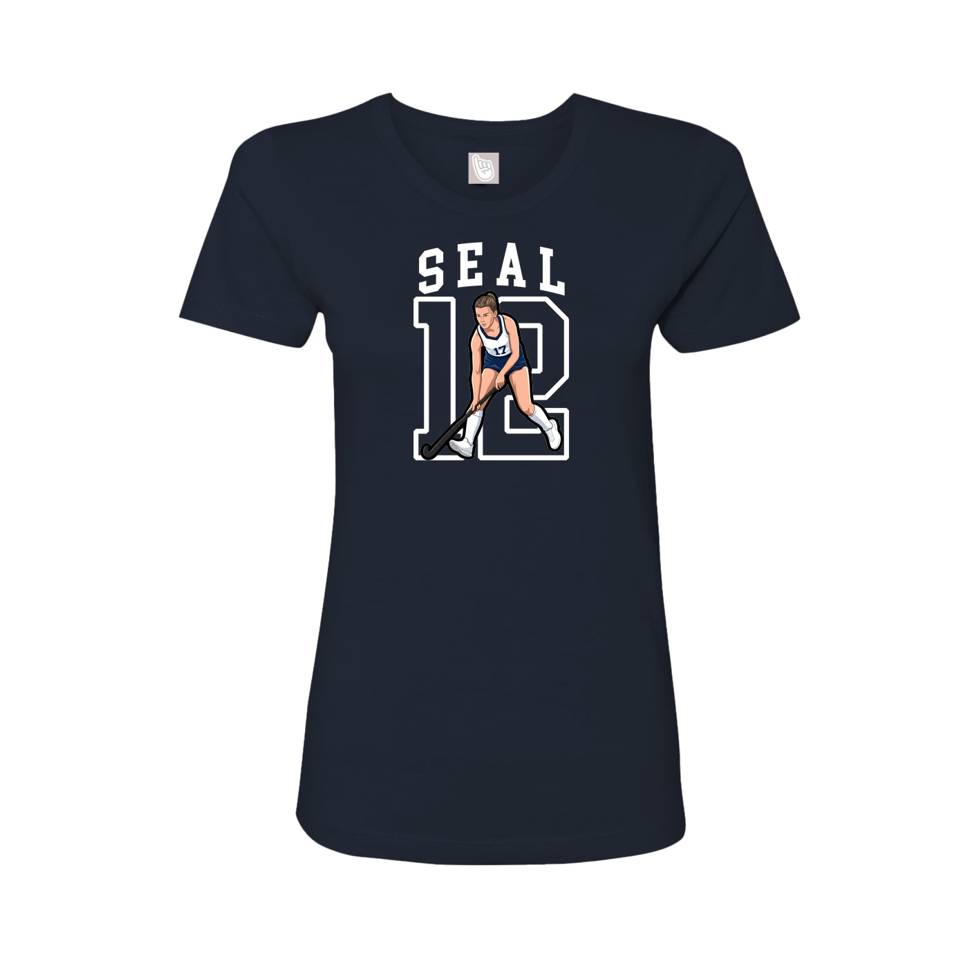 Fitted Women's Tee — Shirsey in Navy