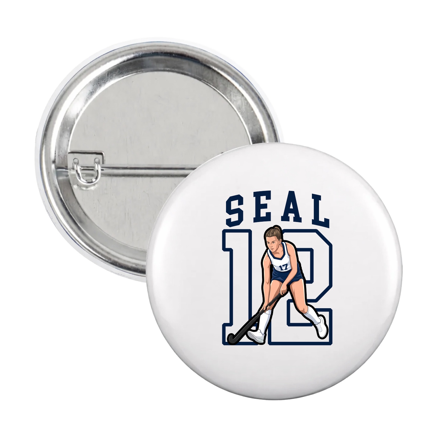 Game Day Button — Shirsey in White
