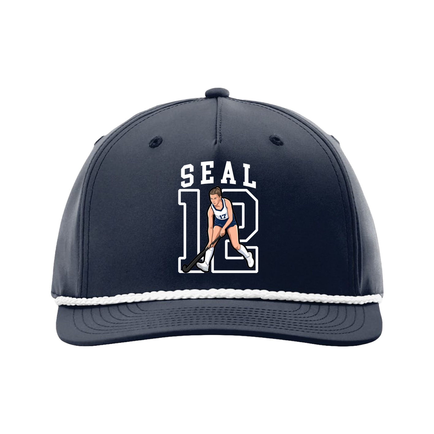 Five-Panel Classic Rope Cap — Shirsey in Navy