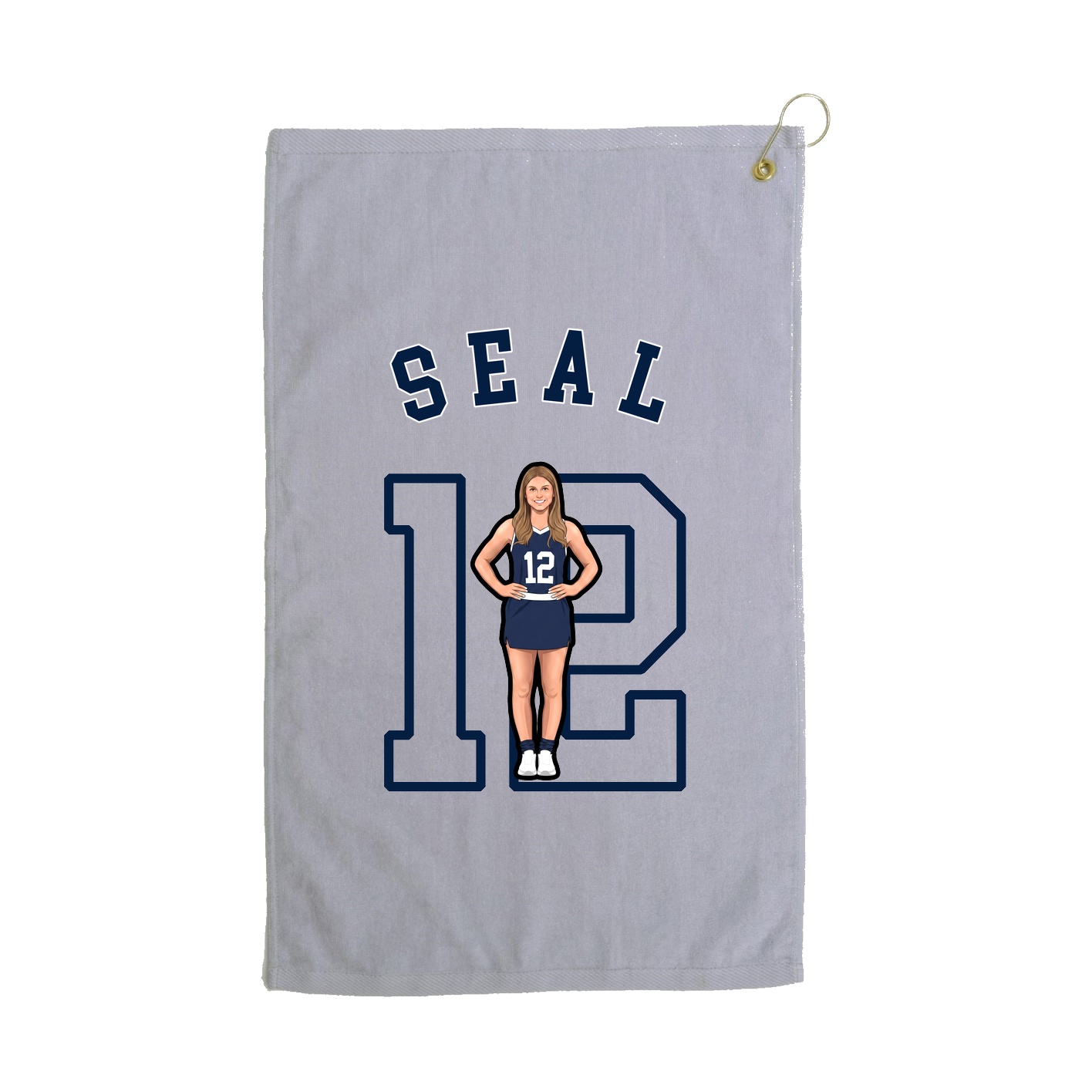 Golf Towel — Shirsey Arch in Grey