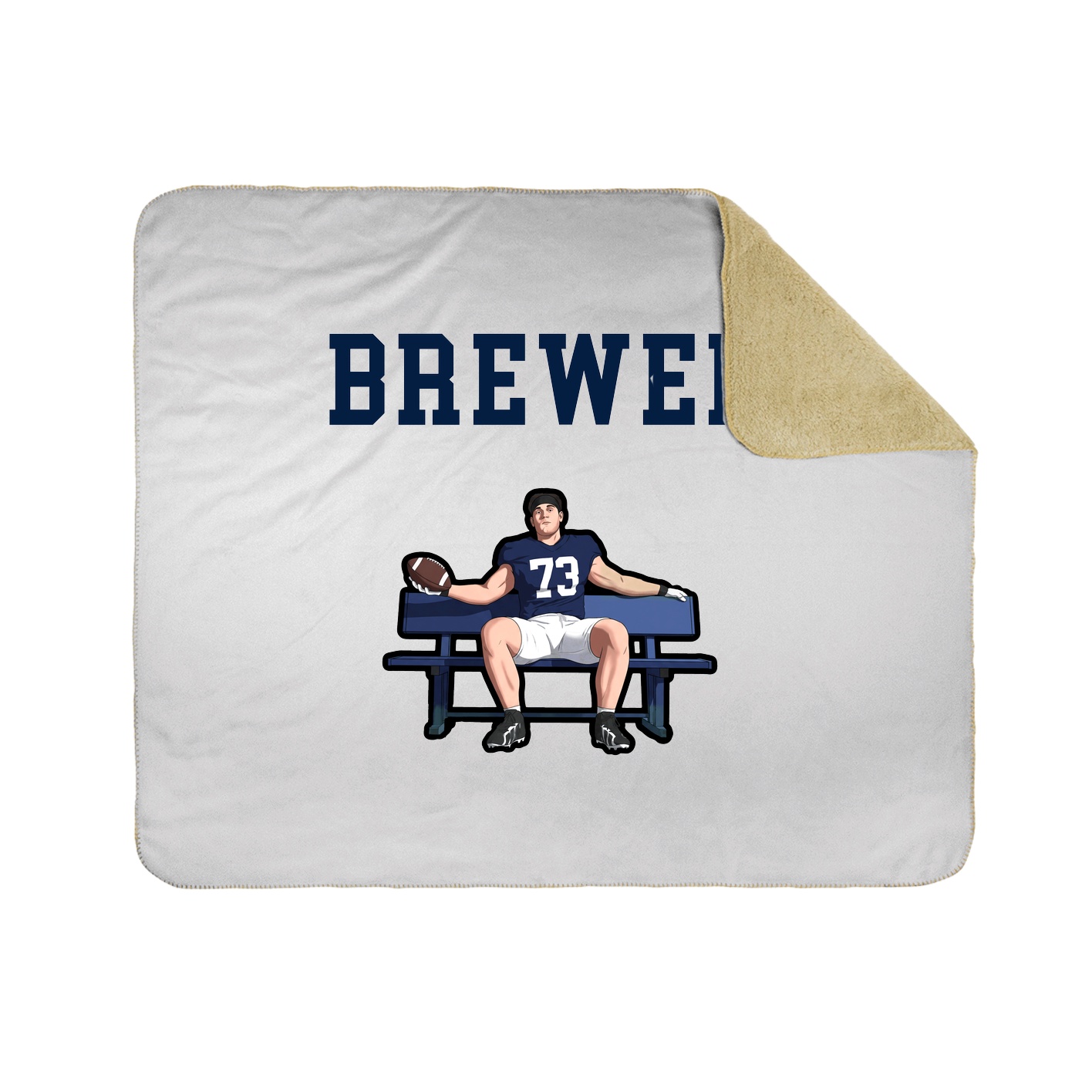 Throw Blanket — Shirsey in White