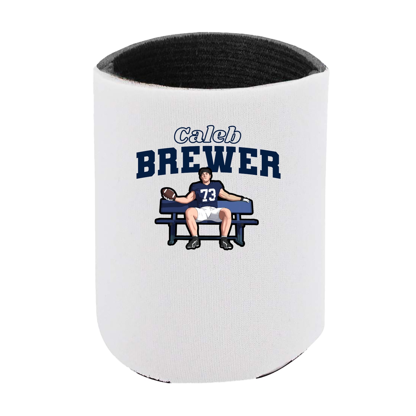 Can Holder — Name Arch in White
