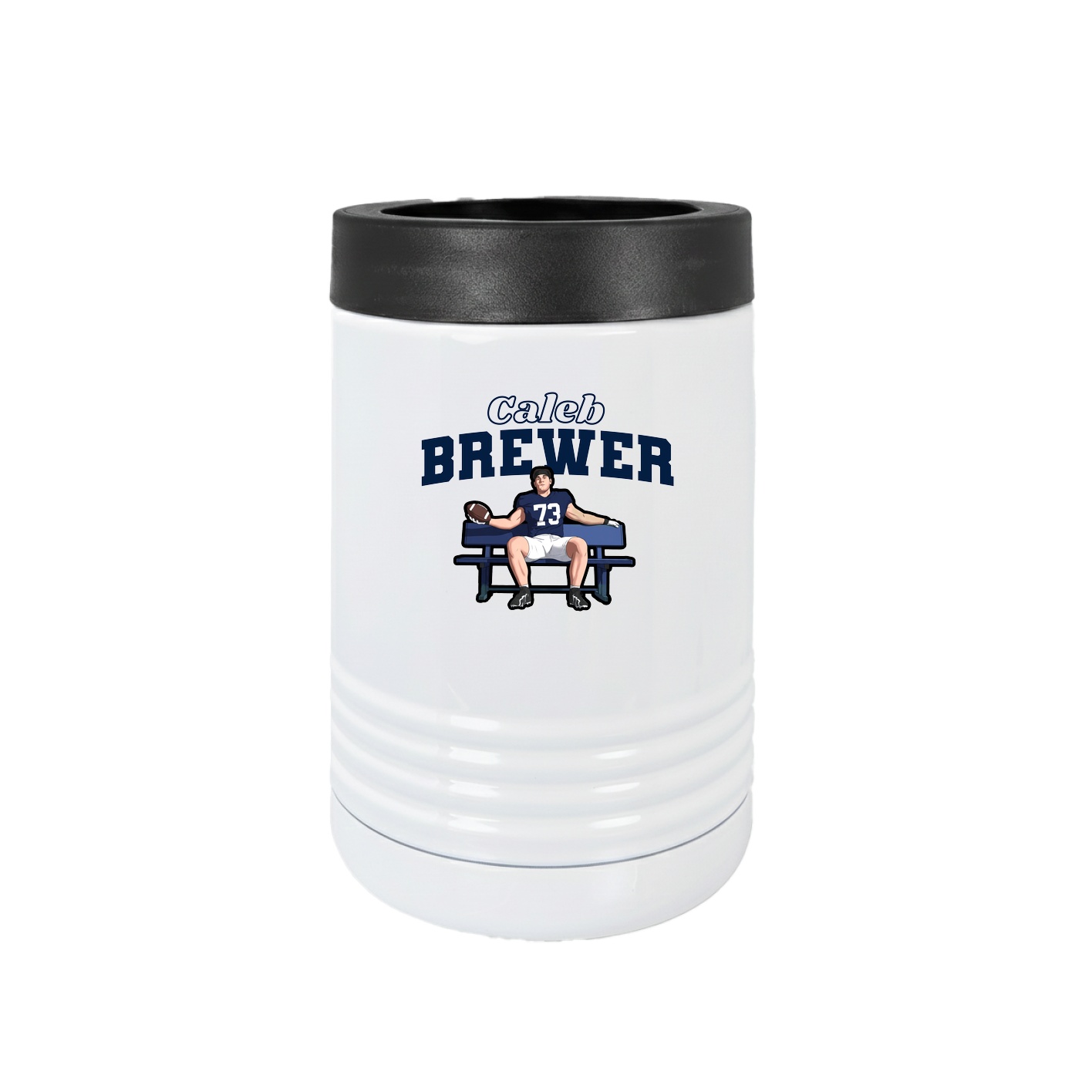 Beverage Holder — Name Arch in White