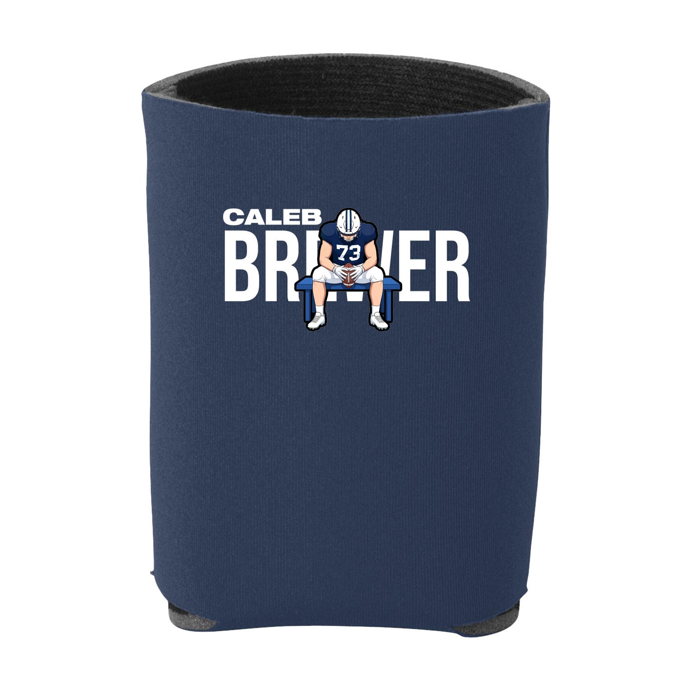 Can Holder — Player Name in Navy