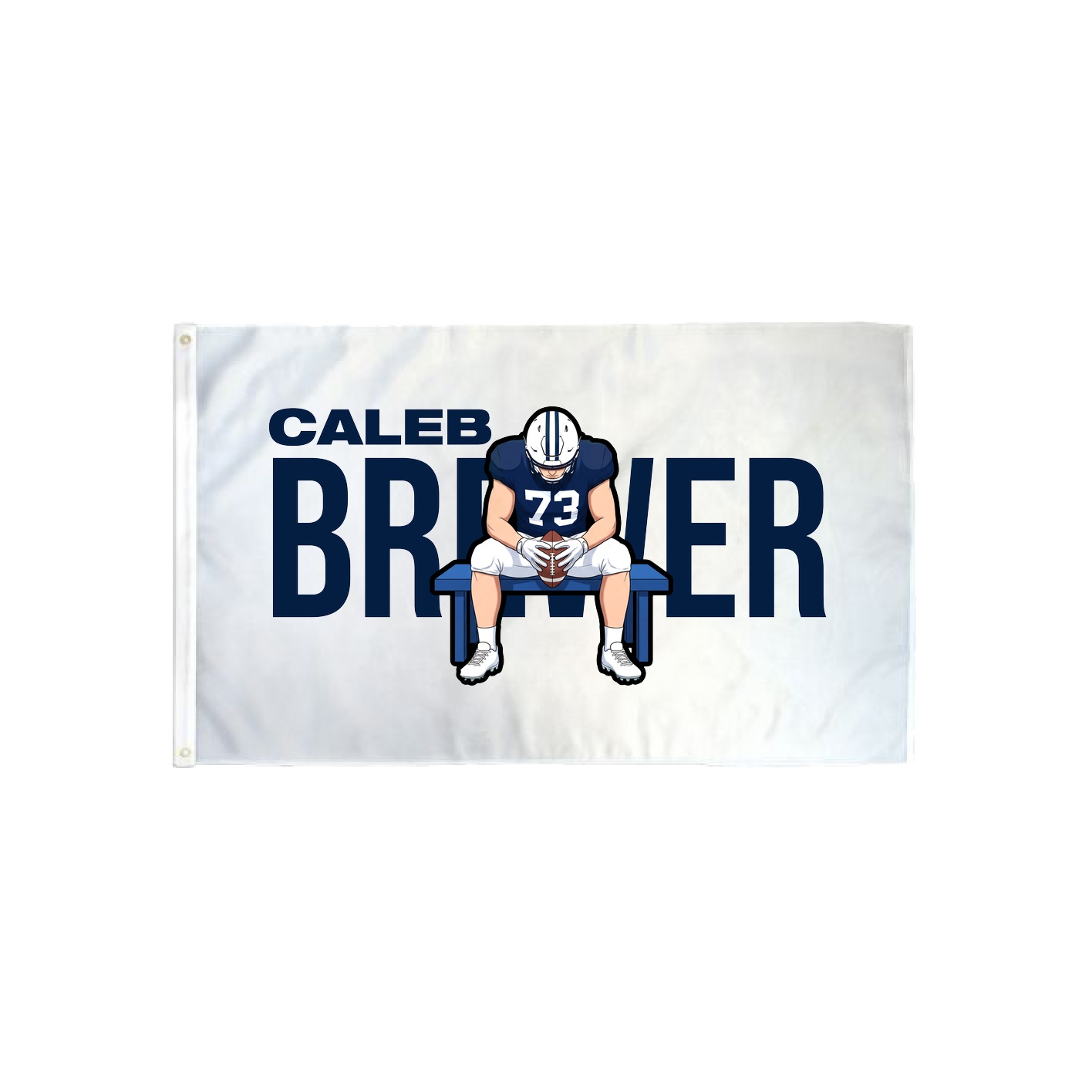 3x5 Flag — Player Name in Classic