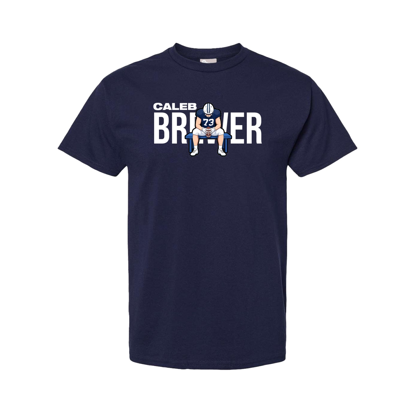 Youth Tee — Player Name in Navy
