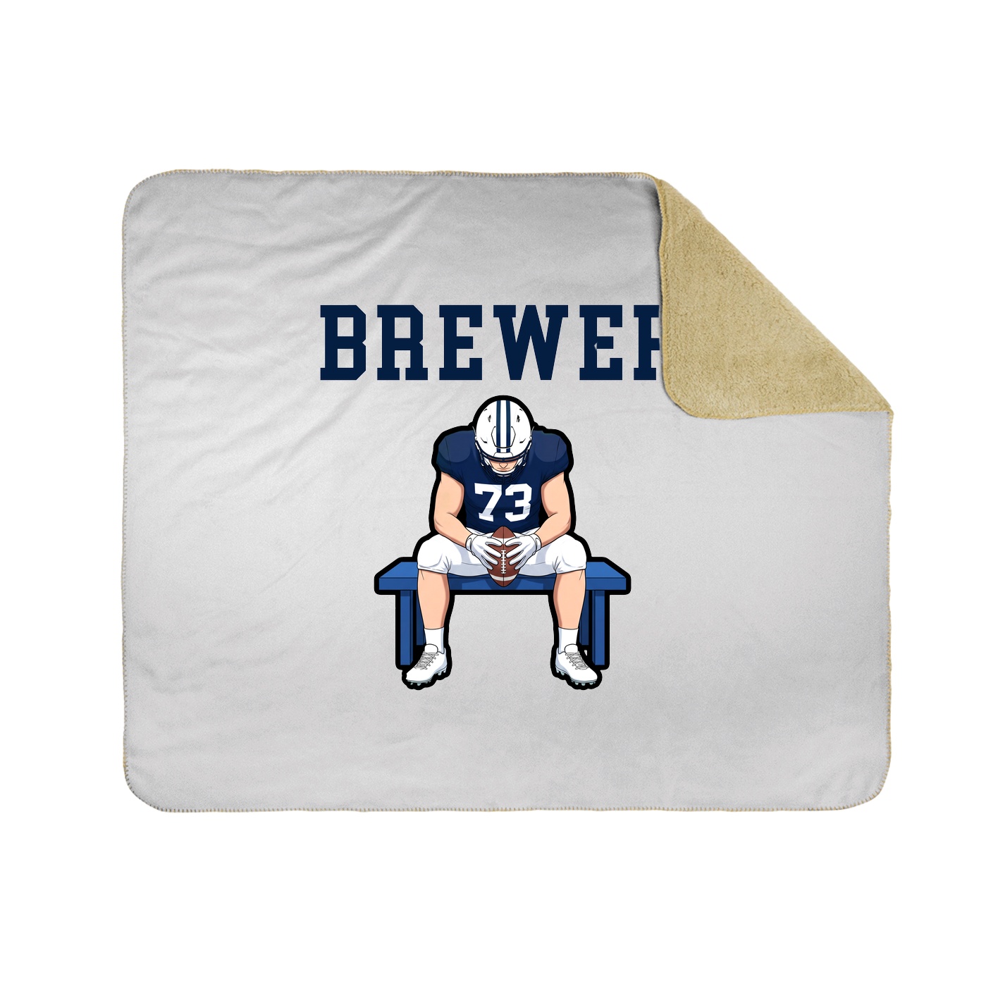 Throw Blanket — Shirsey in White