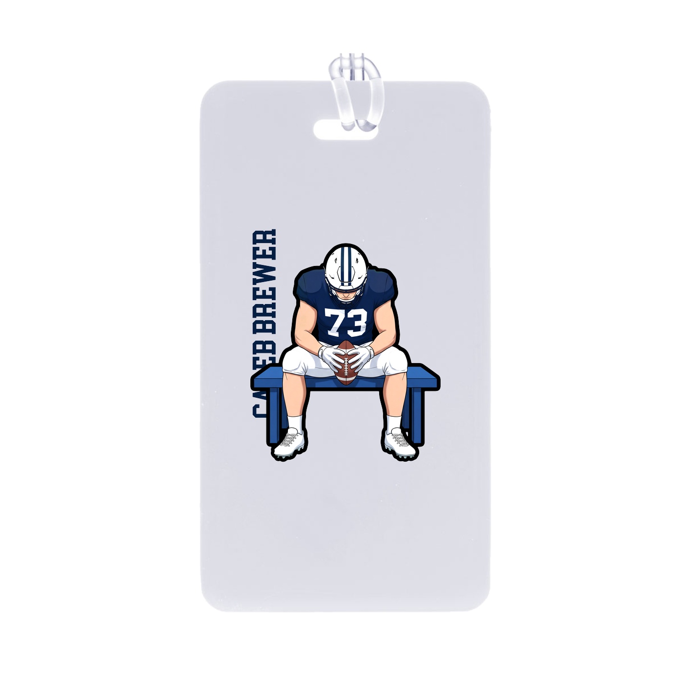 Bag Tag — Name Vertical in Classic