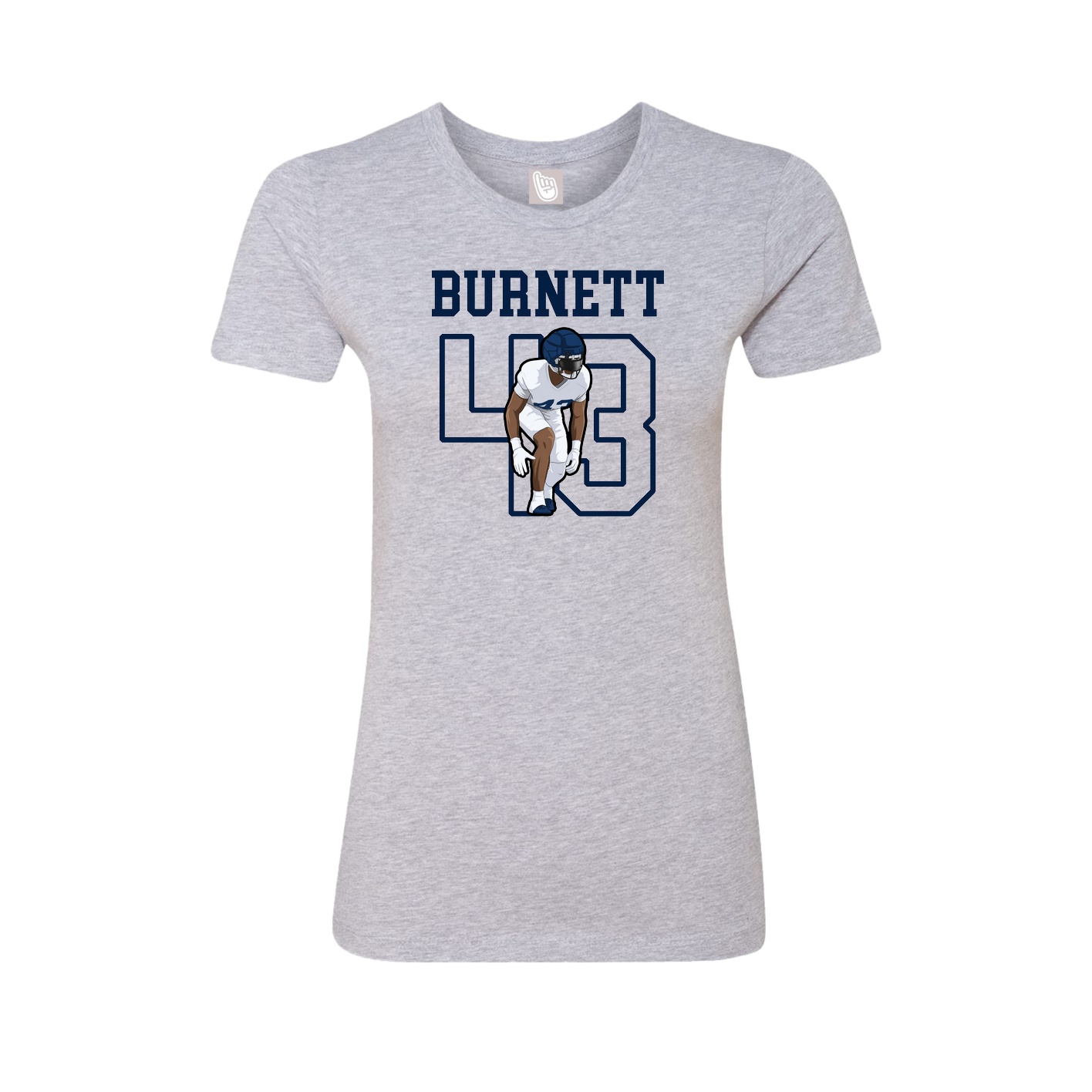 Fitted Women's Tee — Shirsey in Grey