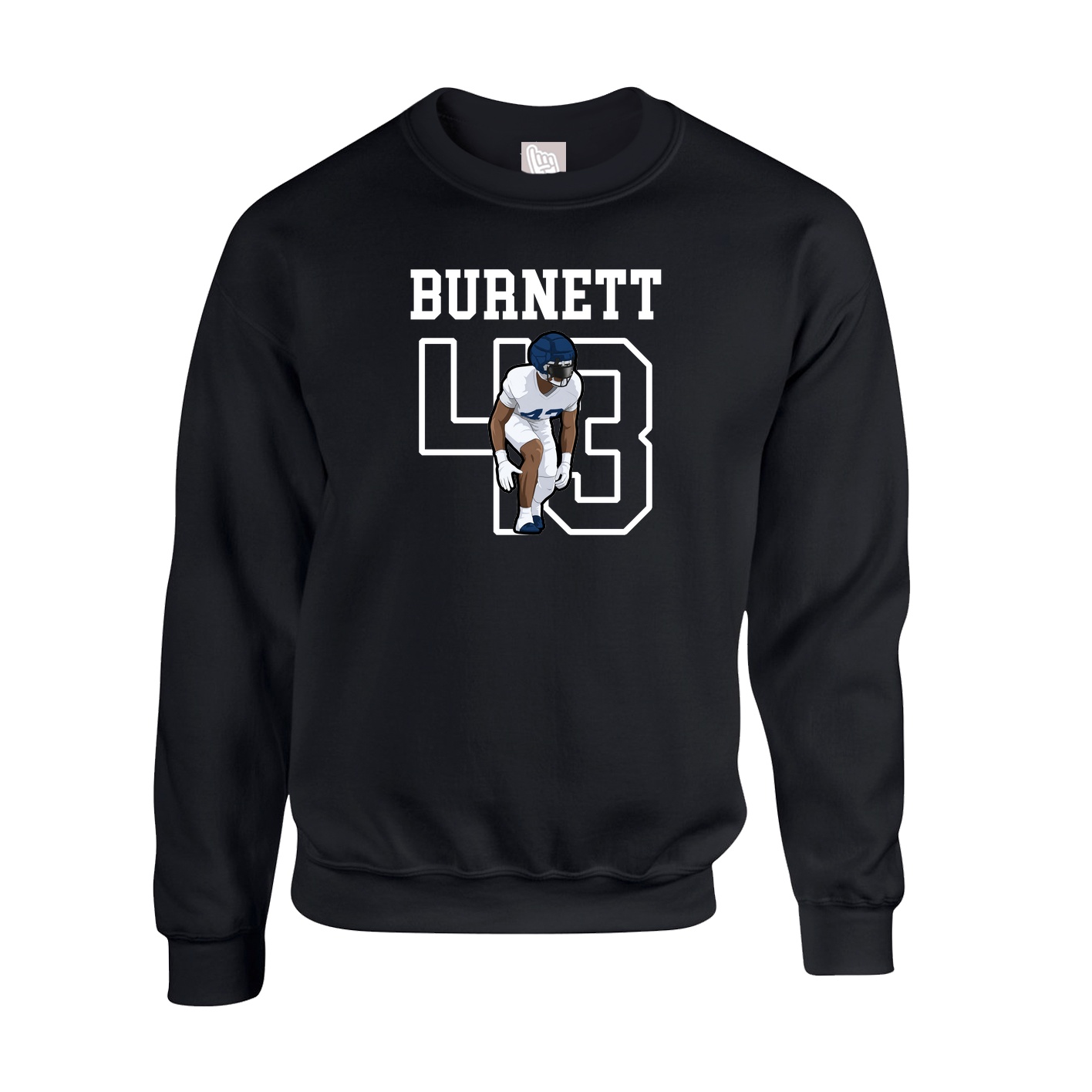 Fleece Crew — Shirsey in Black
