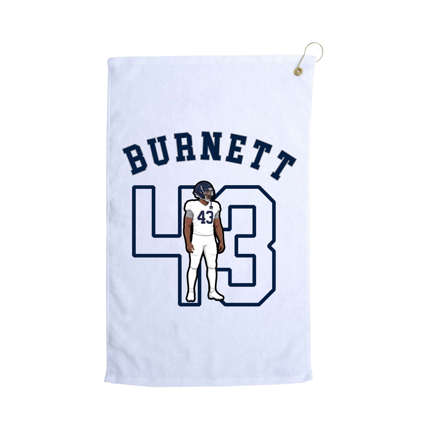 Golf Towel — Shirsey Arch in White