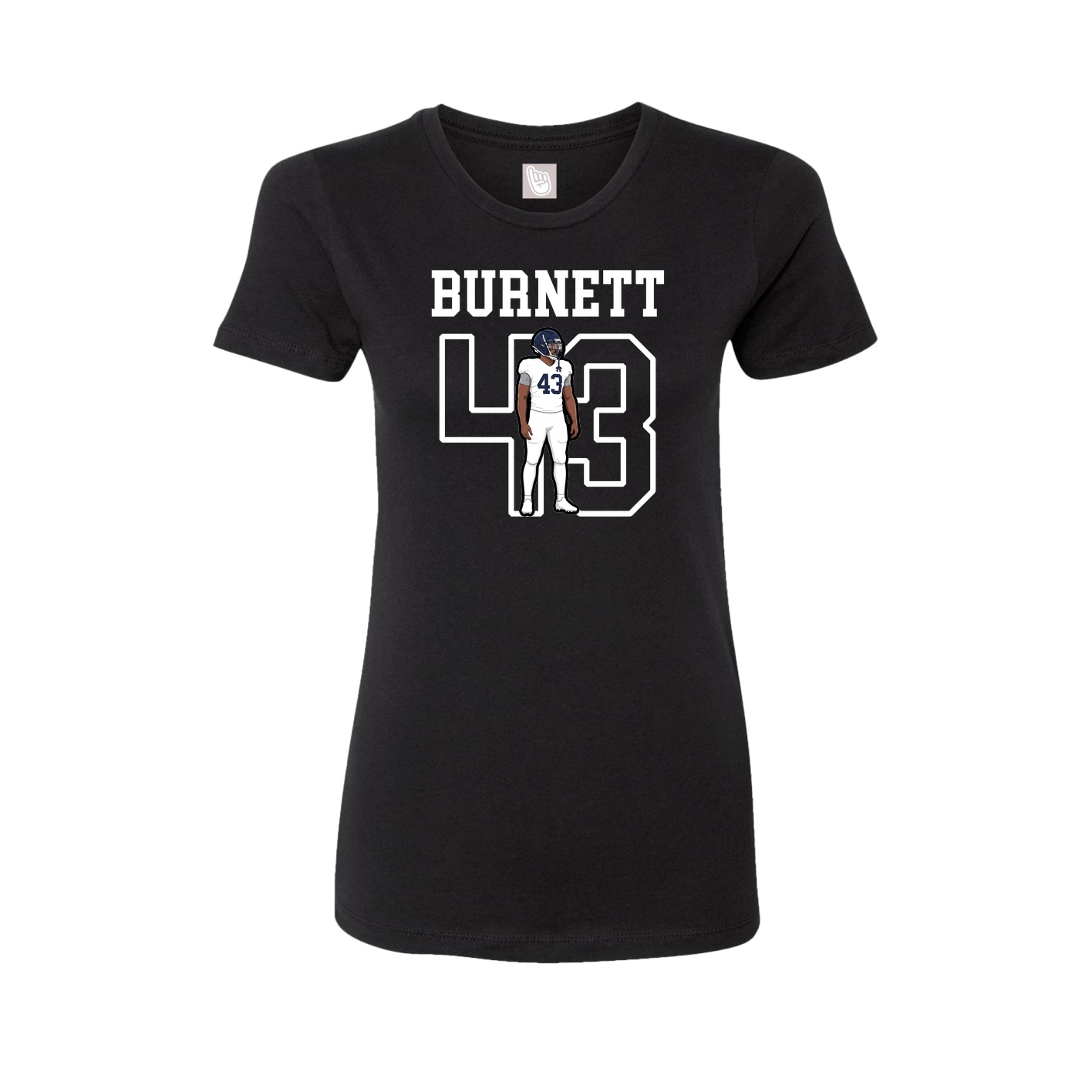 Fitted Women's Tee — Shirsey in Black