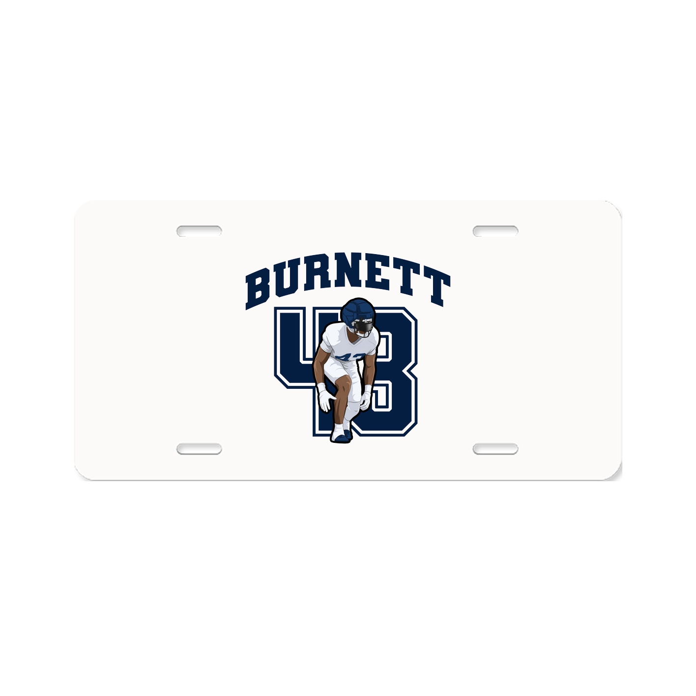 License Plate — Number in Classic